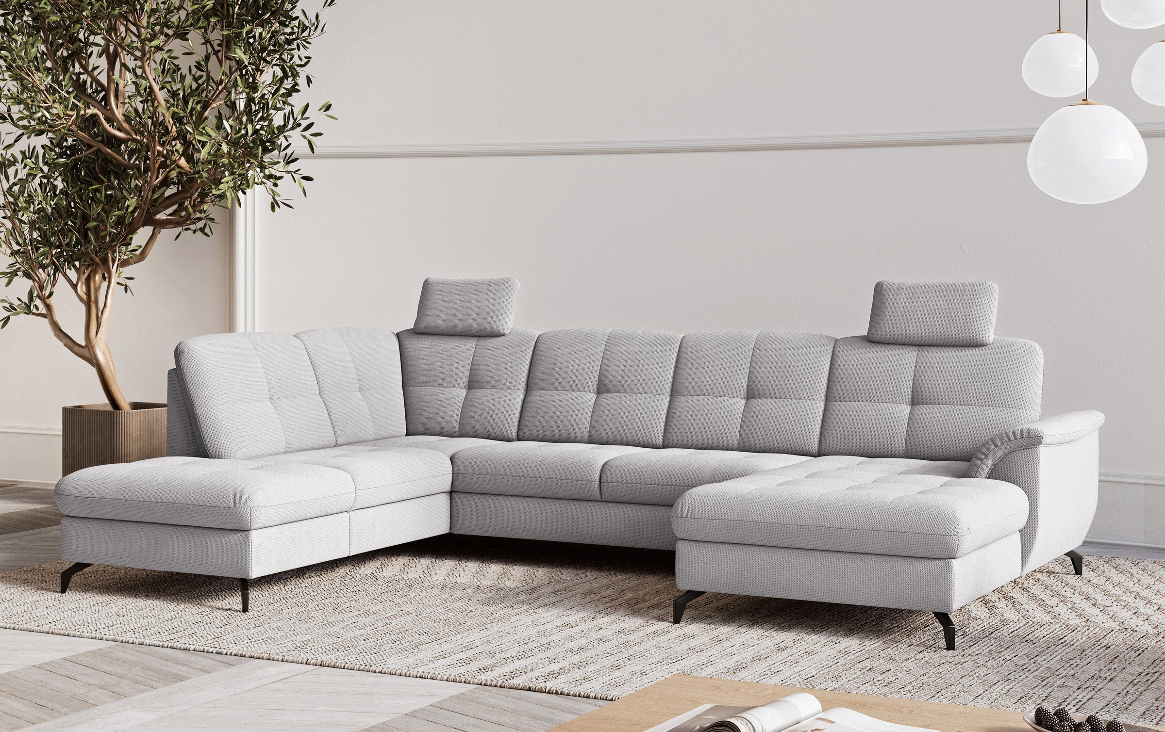 sit&more Wohnlandschaft "Zora" wahlweise mit Schlaffunktion und Bettkasten