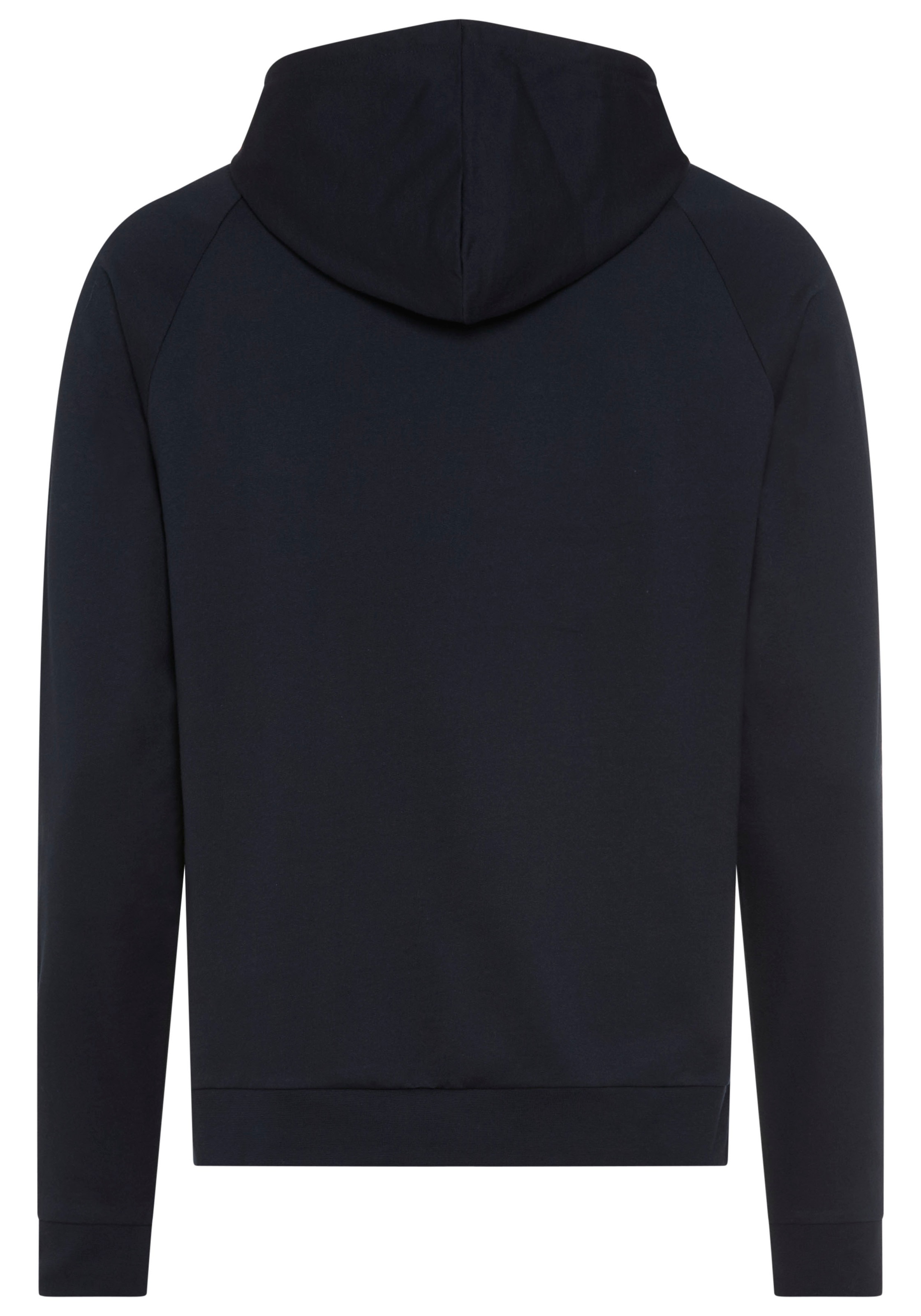 BOSS Kapuzensweatjacke "Authentic" aus Baumwoll-Terry mit kontrastfarbenem günstig online kaufen