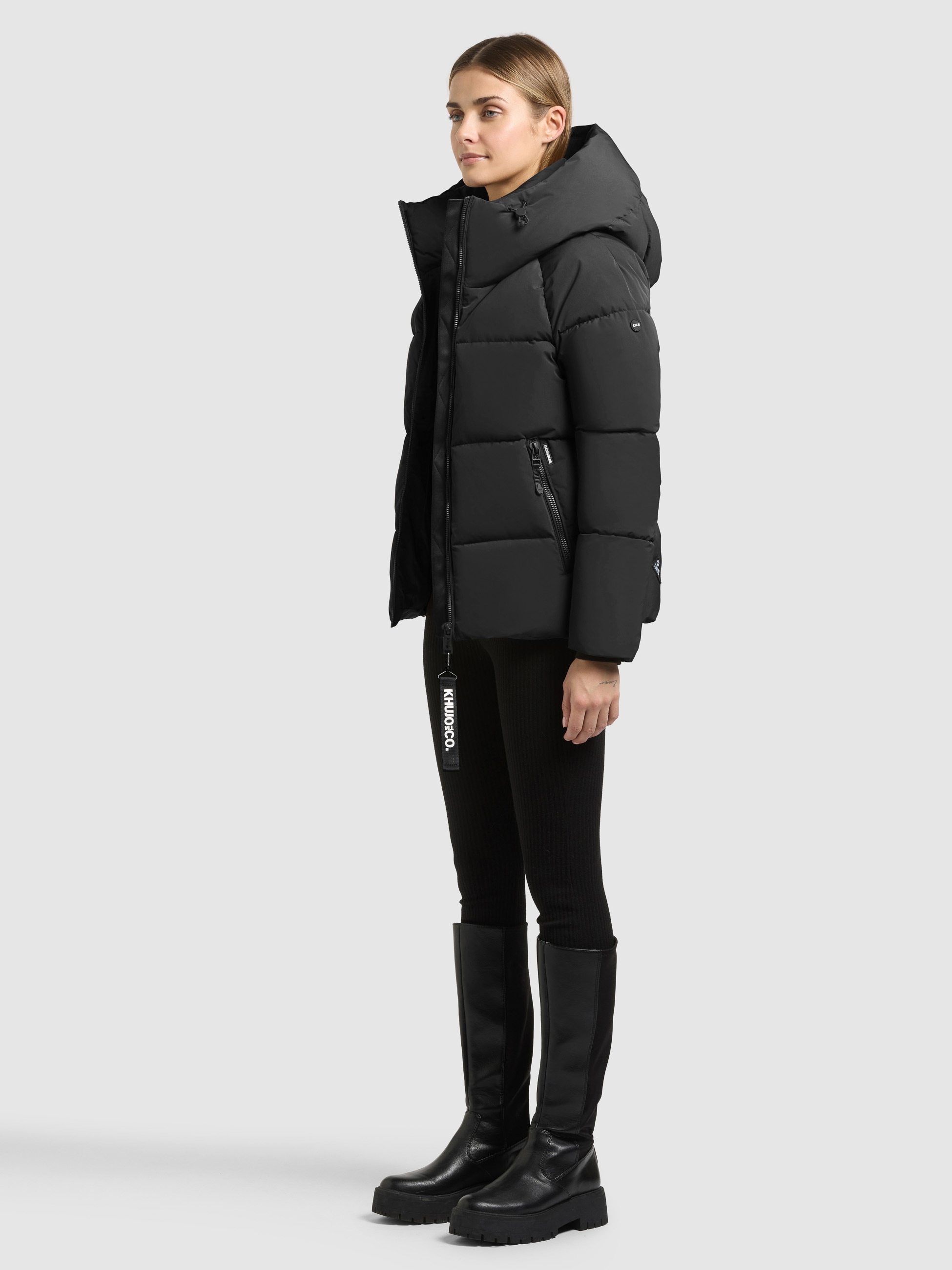 khujo Steppjacke »ONO2« mit Kapuze Loose Fit