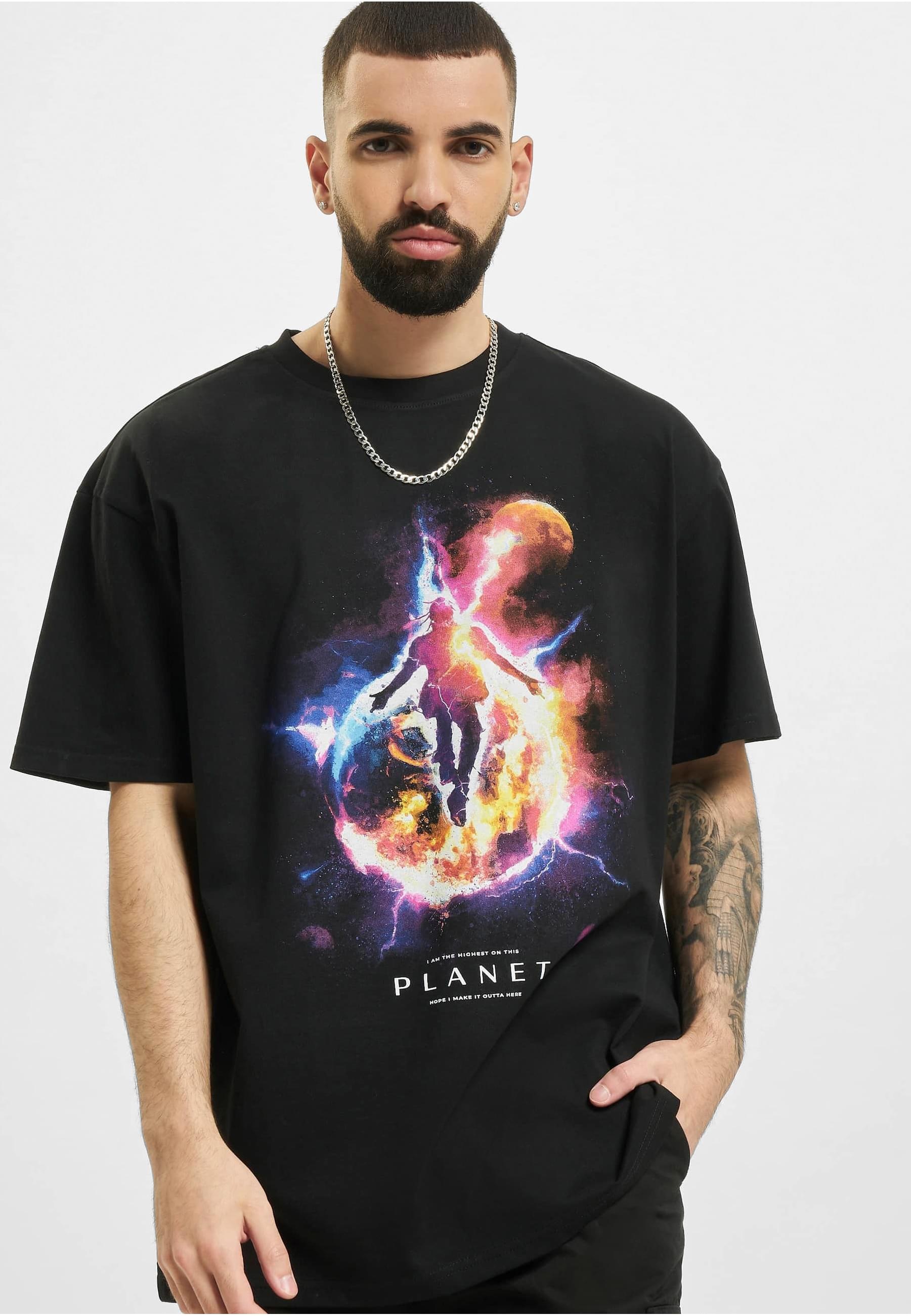 MisterTee T-Shirt »MisterTee Unisex Electric Planet Oversize Tee«, (1 tlg.)