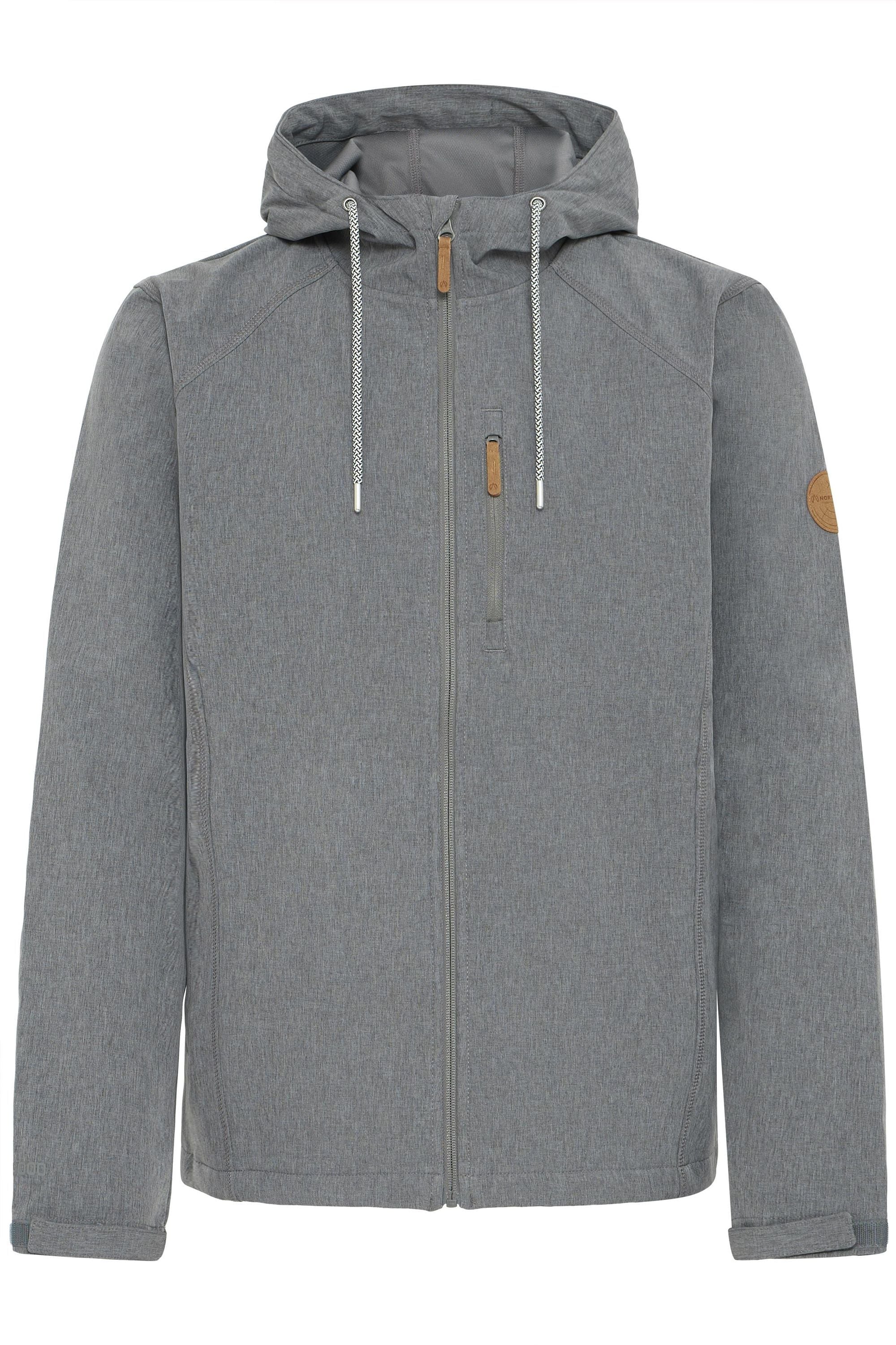 North Bend Softshelljacke "Softshelljacke NBThore M Softshell W-PRO 8000 mit wasserdichter Beschichtung"