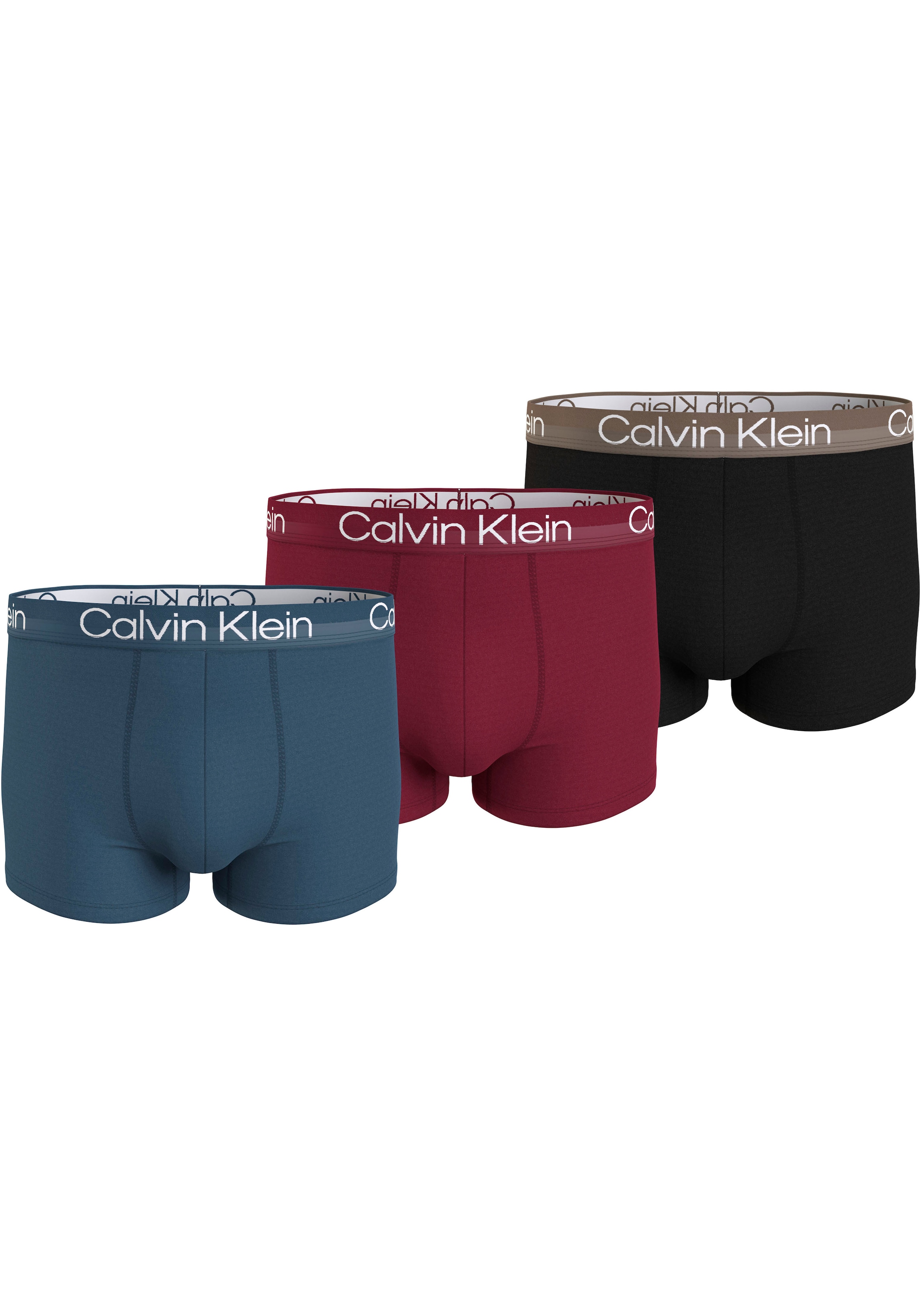 Calvin Klein Underwear Trunk, (Packung, 3 St.), mit Markenlogo im Bund