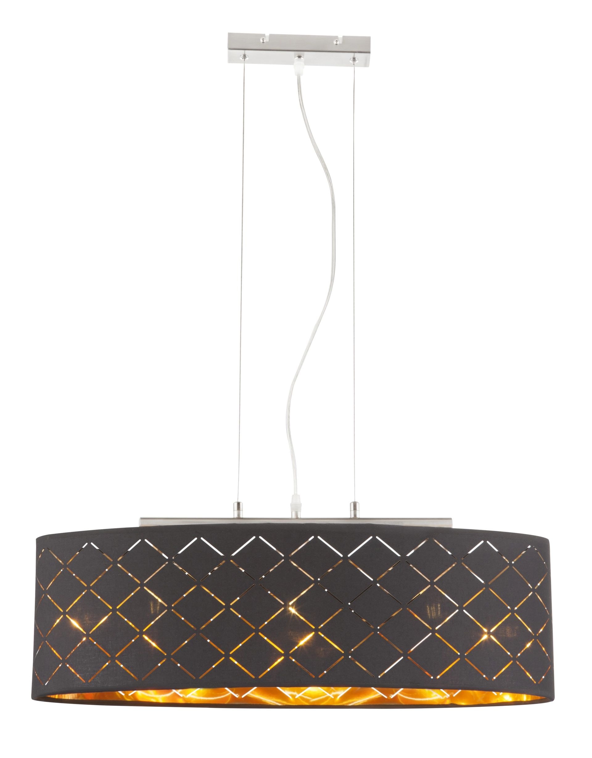 GLOBO LIGHTING Hängeleuchte »HÄNGELEUCHTE METALL NICKEL«, Leuchtmittel E27 | LED wechselbar, 840lm Output
