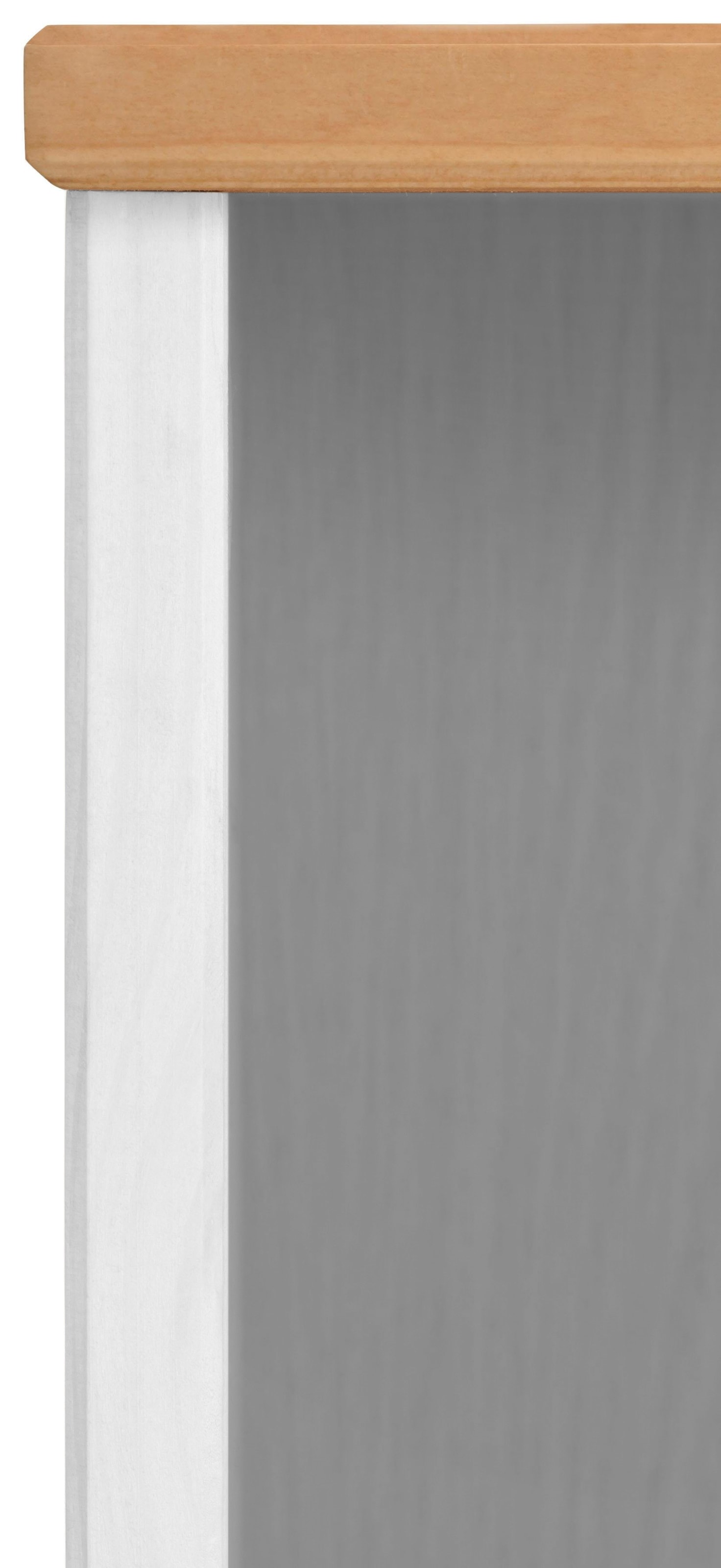 Home affaire Hochschrank »JOSIE«, Breite 30 cm, aus Massivholz, verstellbare Einlegeböden, Metallgriffe
