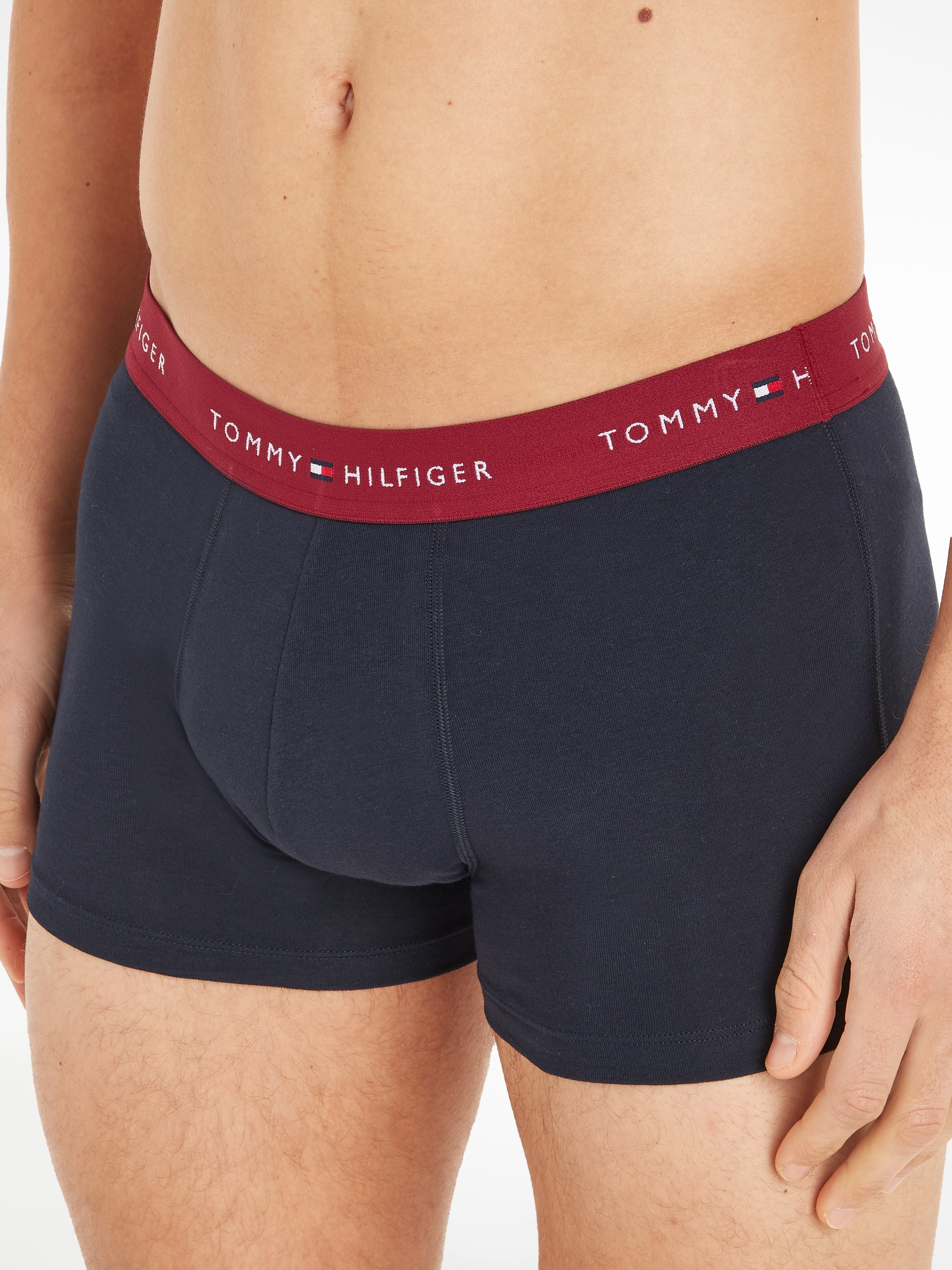 Tommy Hilfiger Underwear Trunk »3P WB TRUNK«, (Packung, 3 St., 3er-Pack), mit  Logo-Elastikbund ▷ für | BAUR