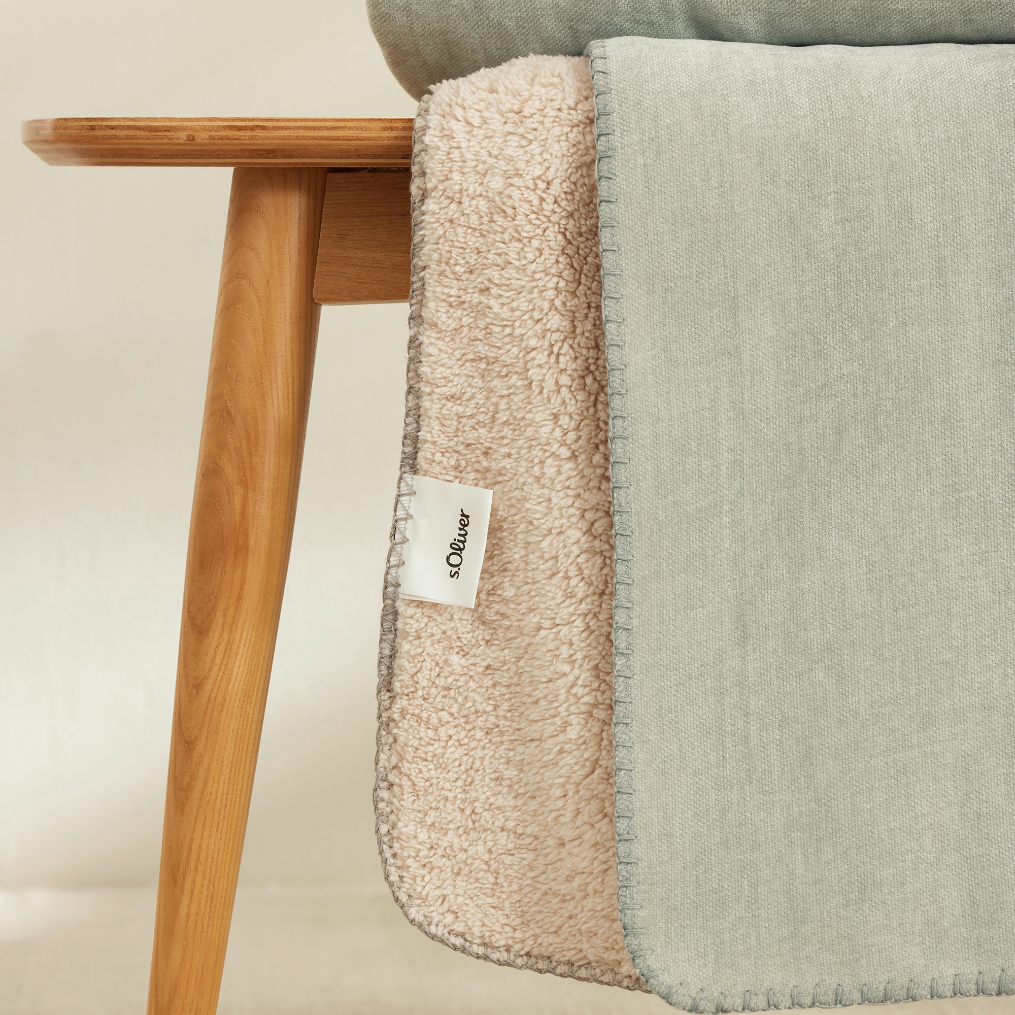 s.Oliver Wohndecke »s.Oliver Lounge Decke« trendige Doubleface-Optik