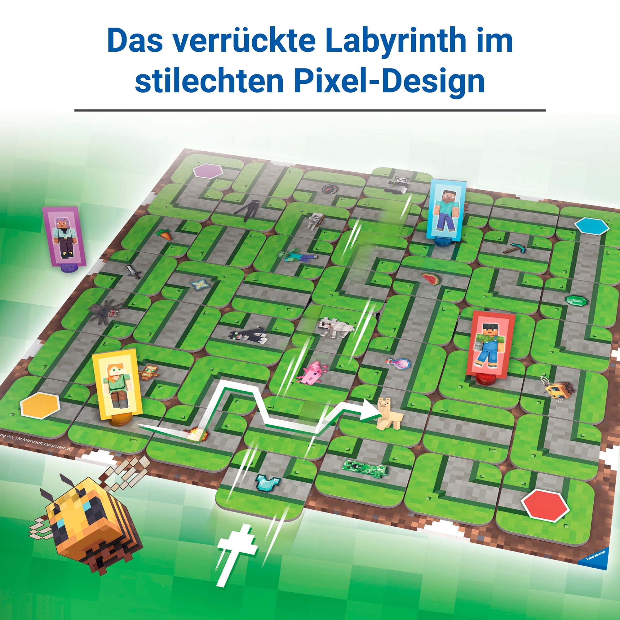 Ravensburger Spiel »Minecraft Labyrinth«, Made in Europe