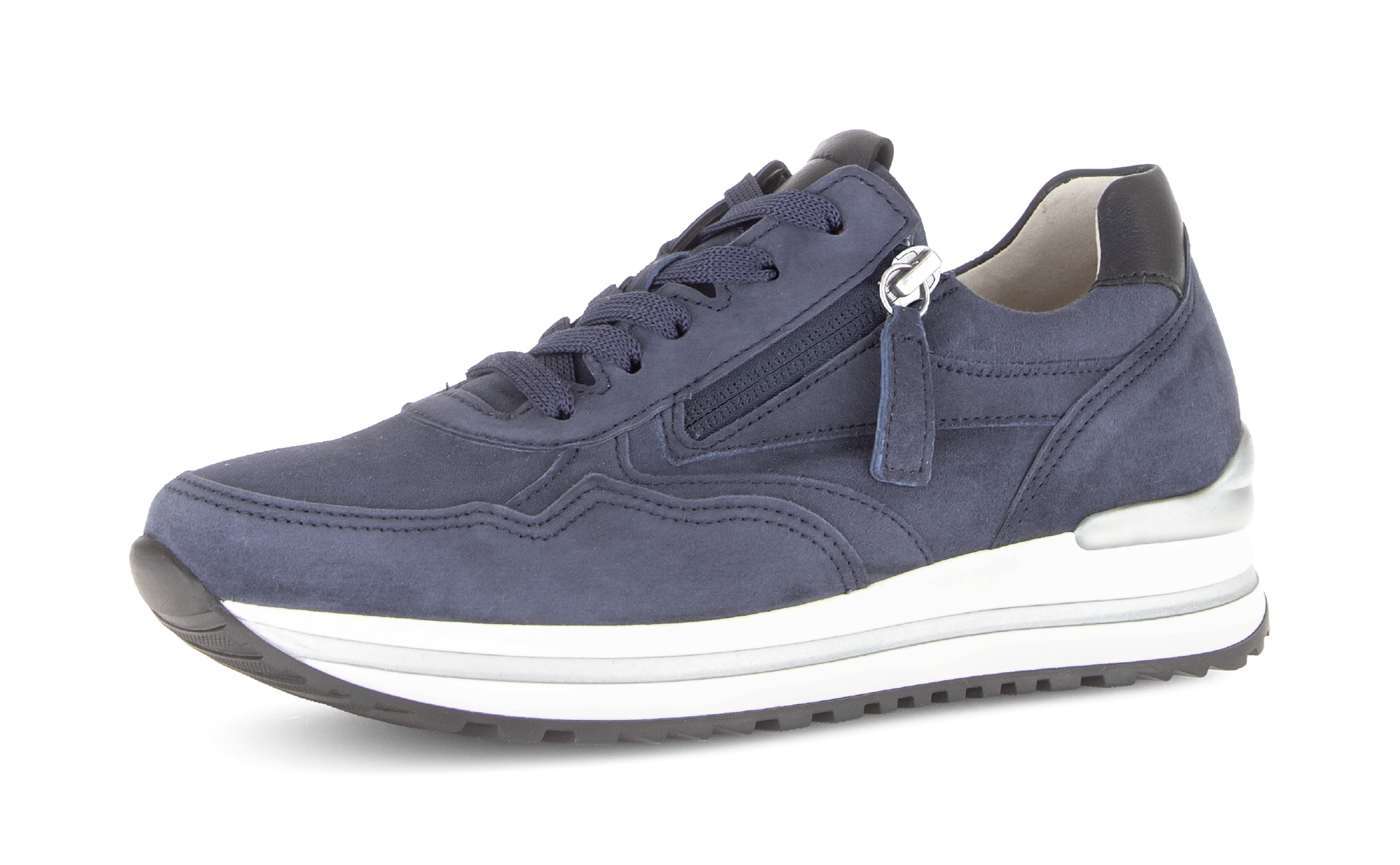 Gabor Plateausneaker "TURIN" Freizeitschuh, Halbschuh, Schnürschuh, Außenre günstig online kaufen