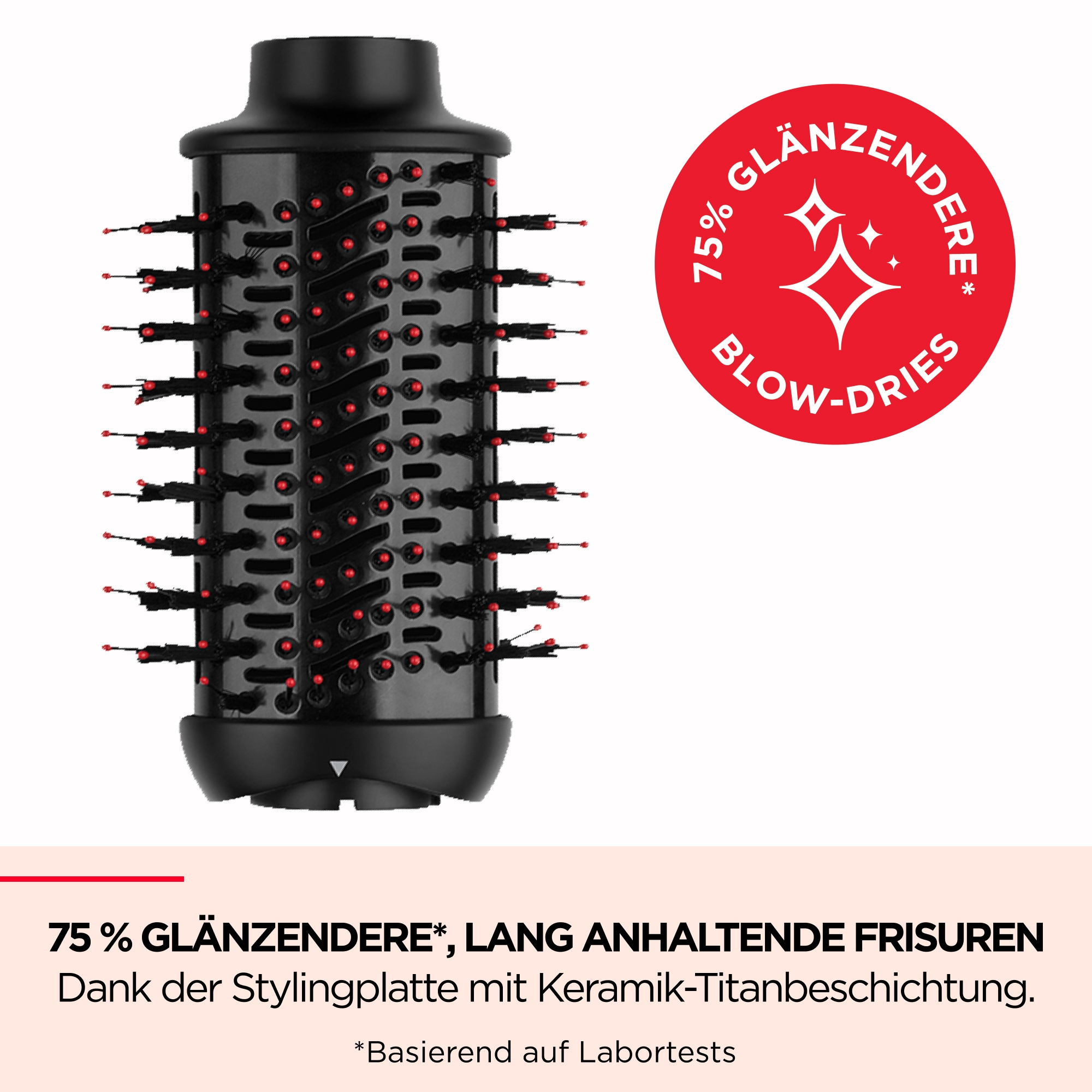 Revlon Warmluftbürste »One-Step Volumiser Plus RVDR5298E«, 1 Aufsätze, Abnehmbarer Kopf, Keramik Titan Platte