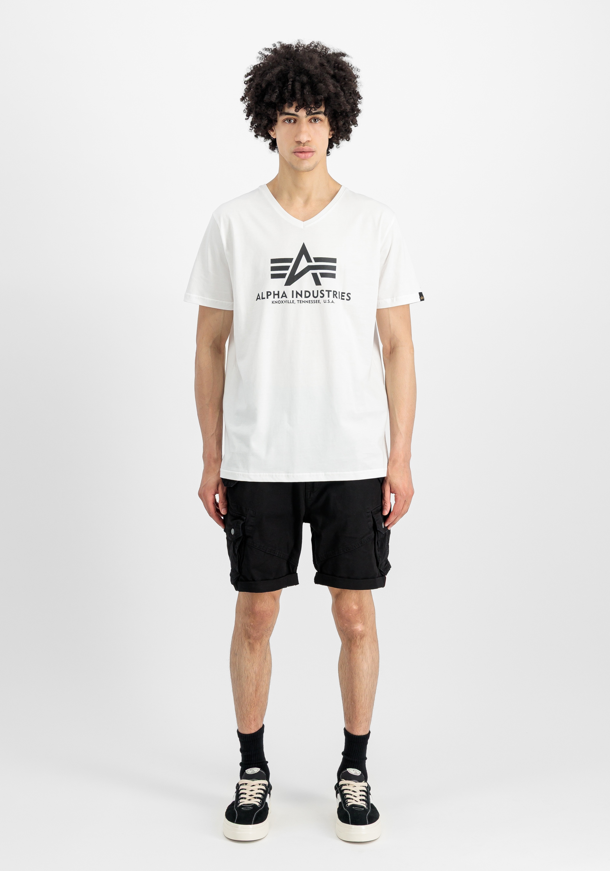 Alpha Industries T-Shirt »Alpha Industries Men - T-Shirts Basic V-Neck T«