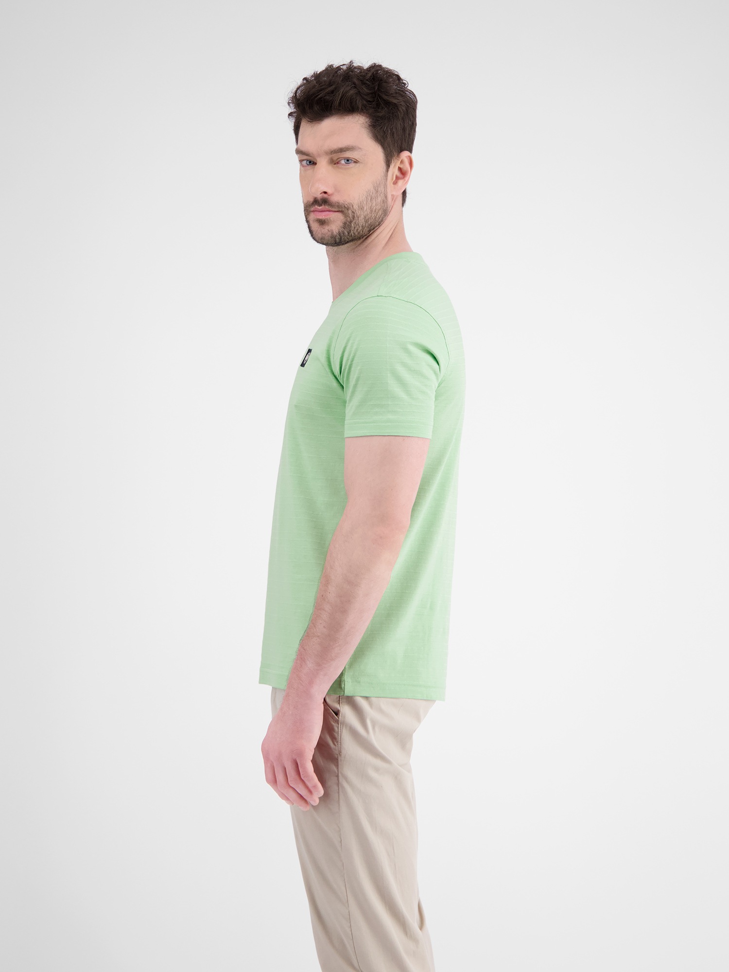 LERROS T-Shirt »LERROS Herren T-Shirt mit V-Ausschnitt«