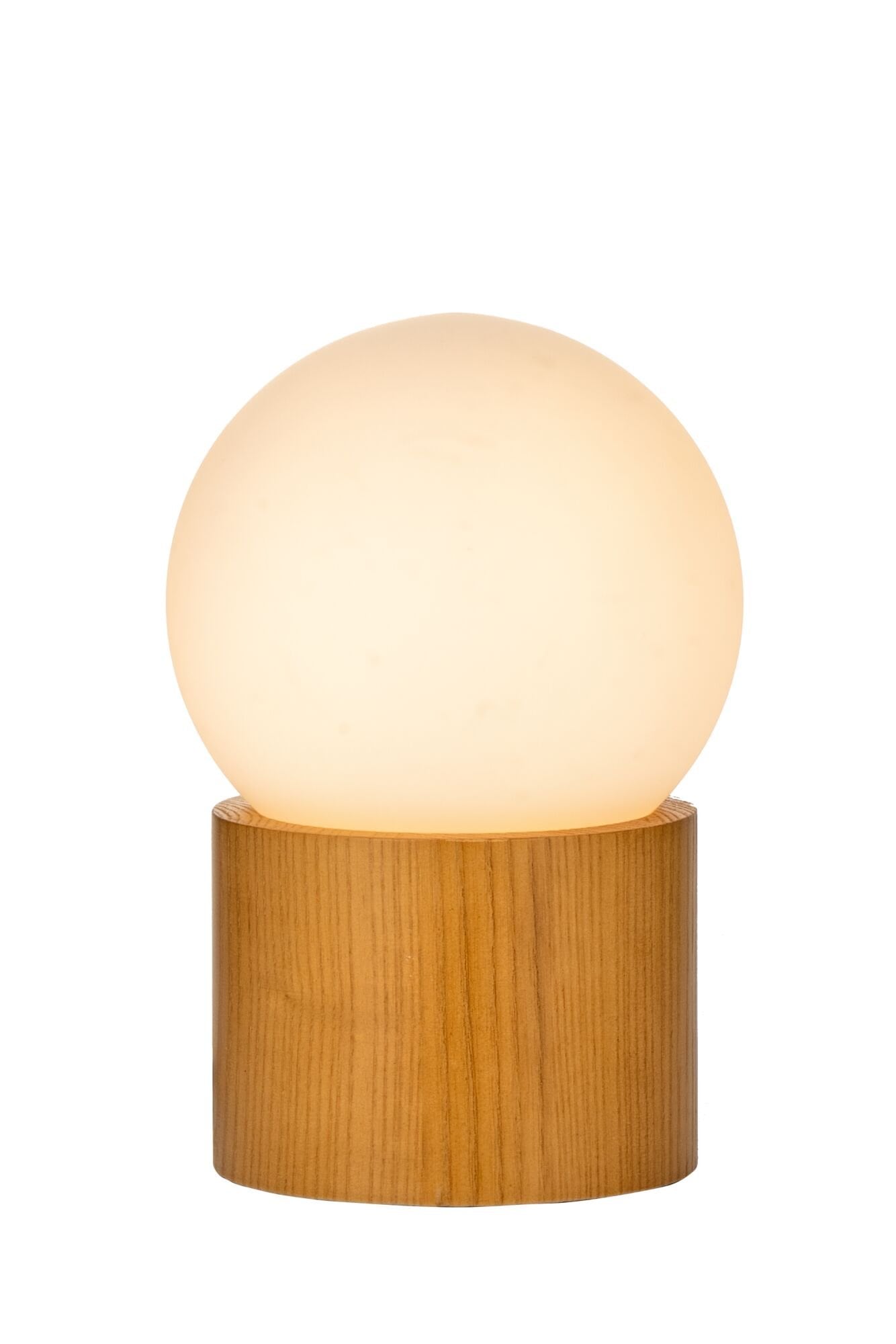 Pauleen Tischleuchte »Woody Shine Glas/Eschenholz 230V max. 3,5W Weiß/Holz  natur«, 1 flammig-flammig | BAUR
