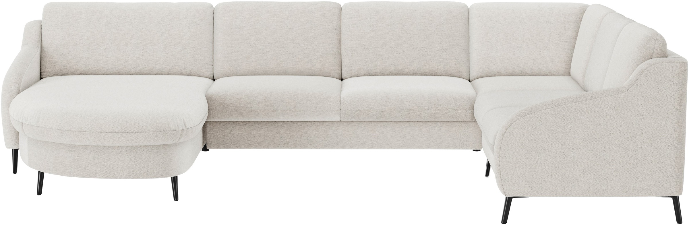 SIT & MORE Soul U-Shape Sectional Sofa White 10