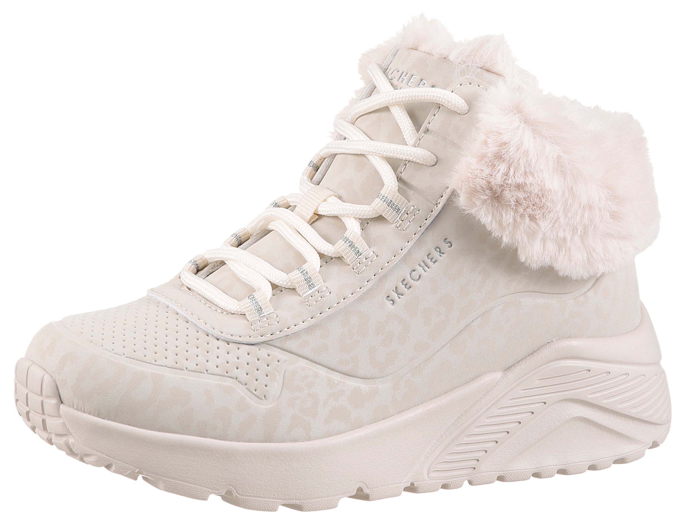 Skechers "UNO LITE" Schnürboots mit Reißverschluss, Größenschablone zum Download