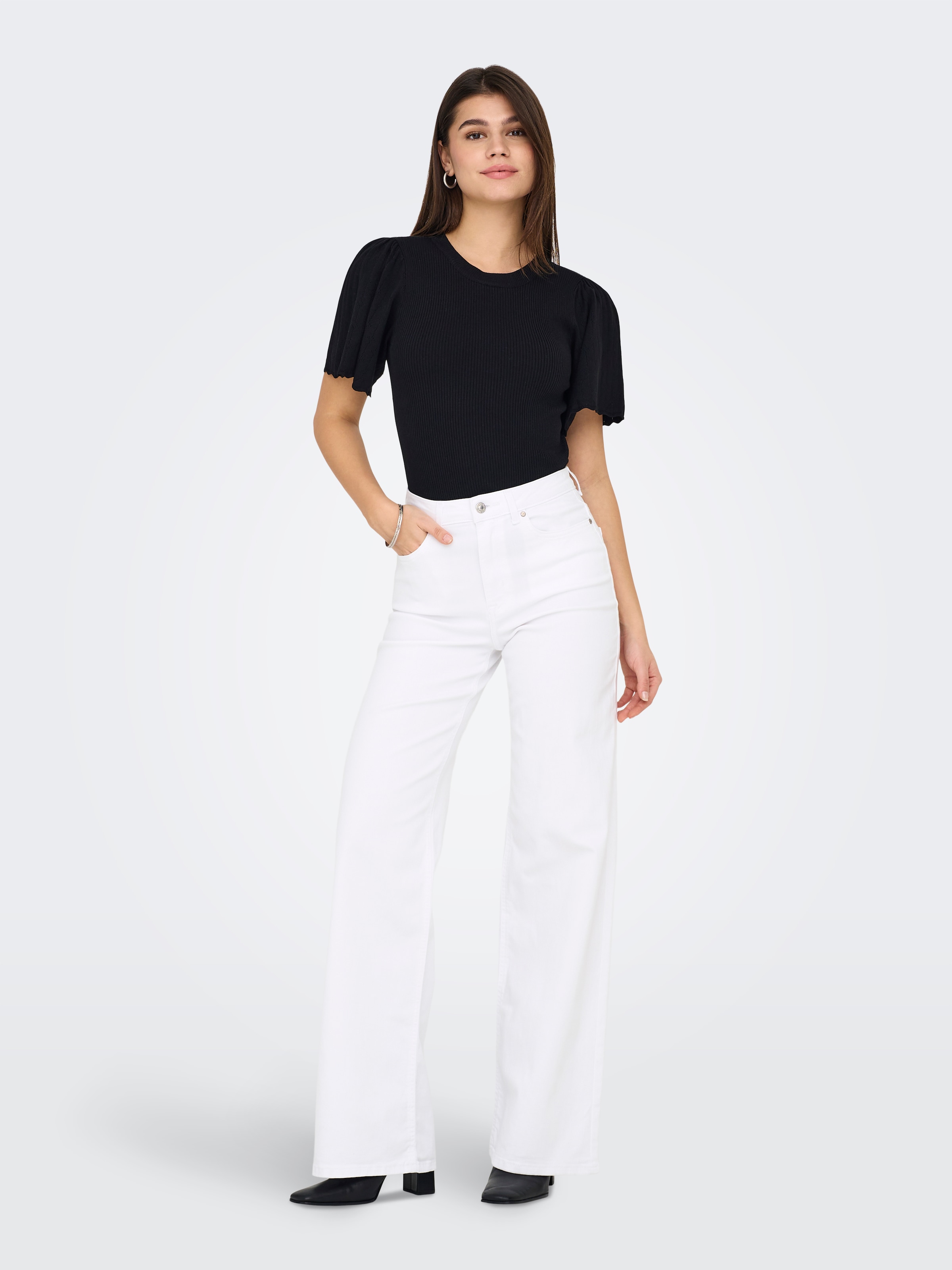 ONLY Weite Jeans »ONLMADISON BLUSH HW WIDE DNM CRO NOOS«