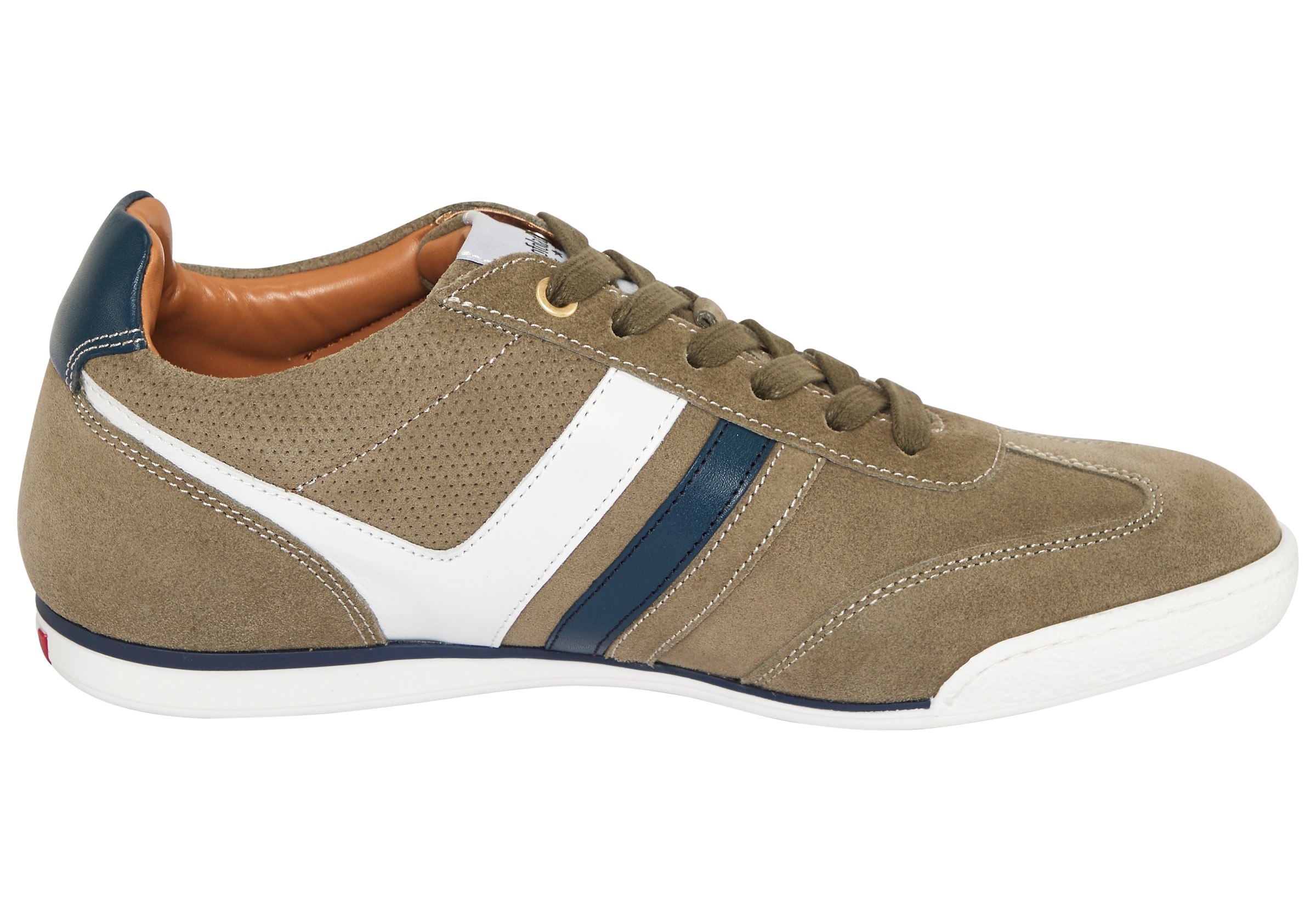 Pantofola d´Oro Sneaker »VASTO LOW«  Obermaterial aus Leder, Gummilaufsohle, mit Schnürung