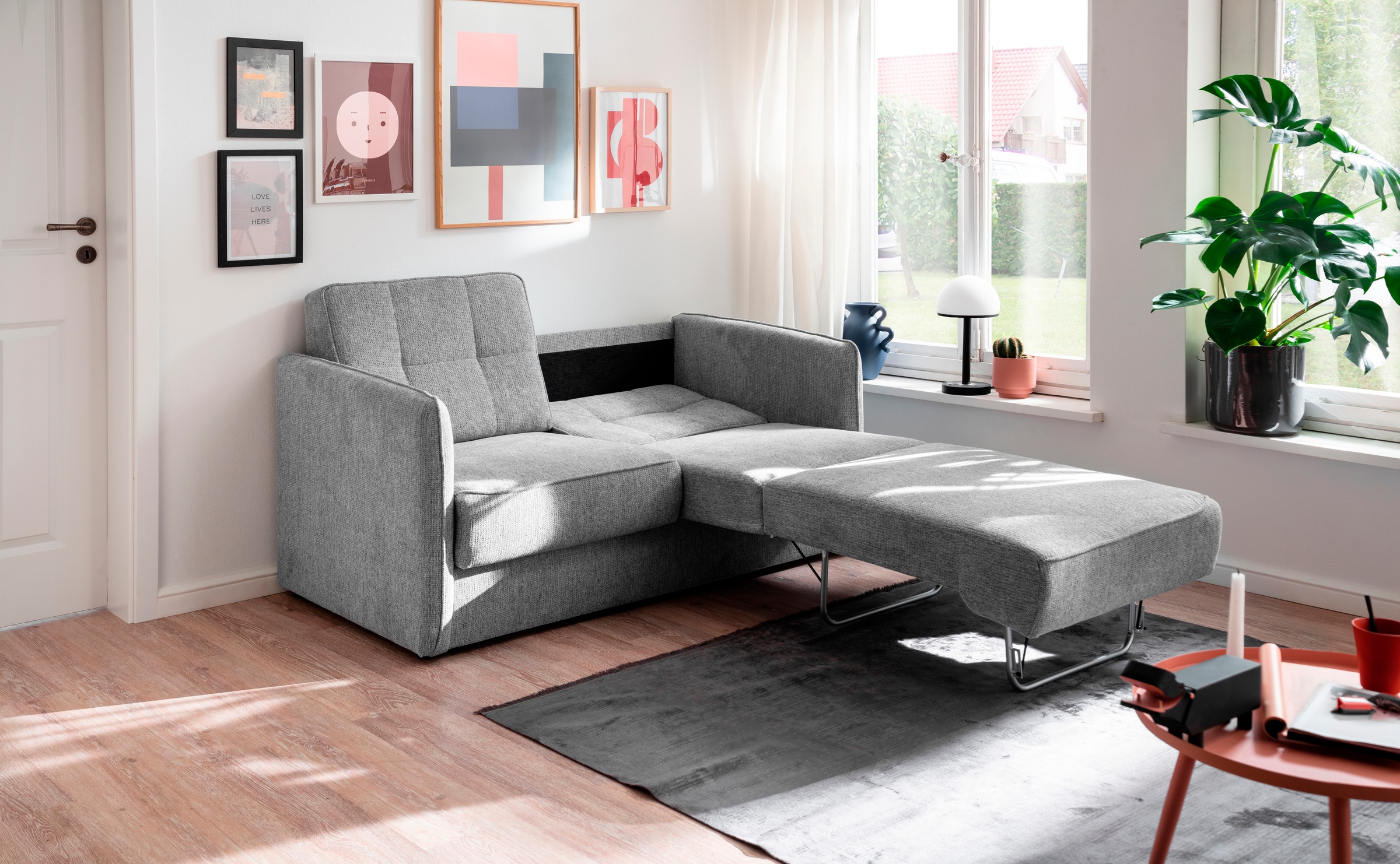 INOSIGN Schlafsofa "Milano", zwei einzeln ausziehbare Liegefunktionen günstig online kaufen