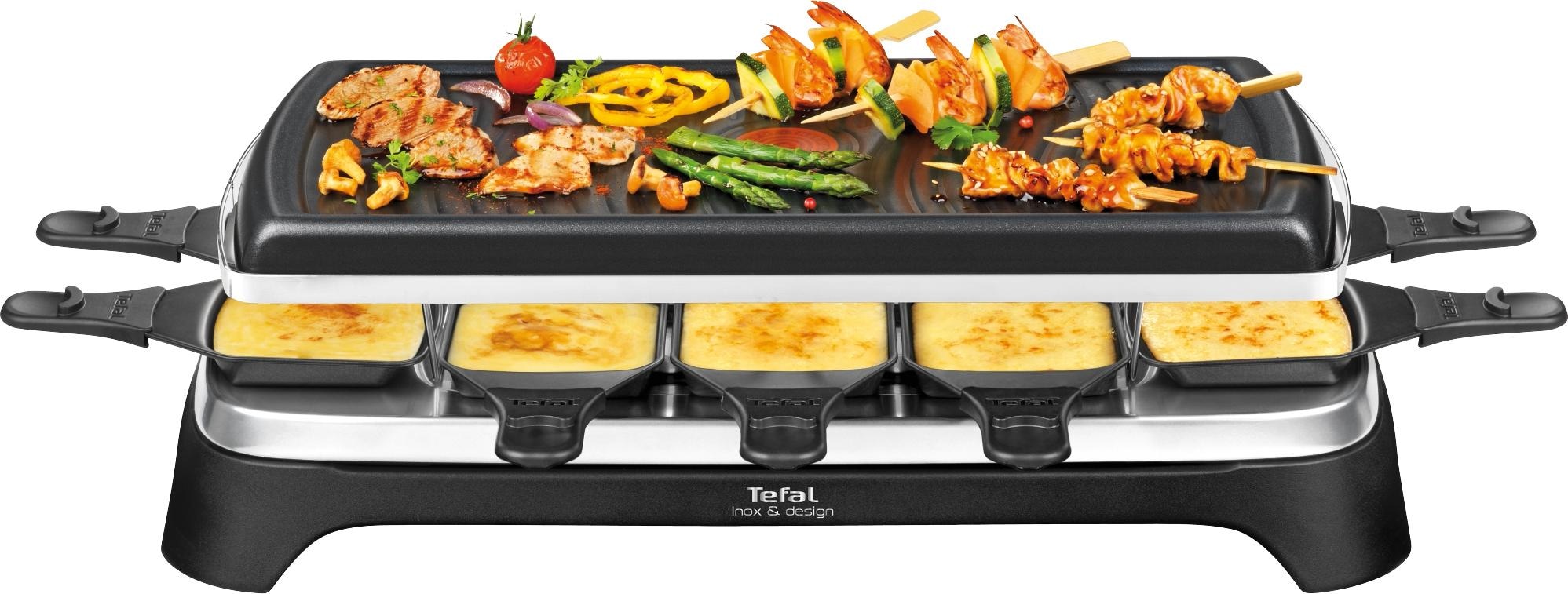 Raclette »RE4588 Ambiance«, 10 St. Raclettepfännchen, 1350 W, für bis zu 10 Personen,...