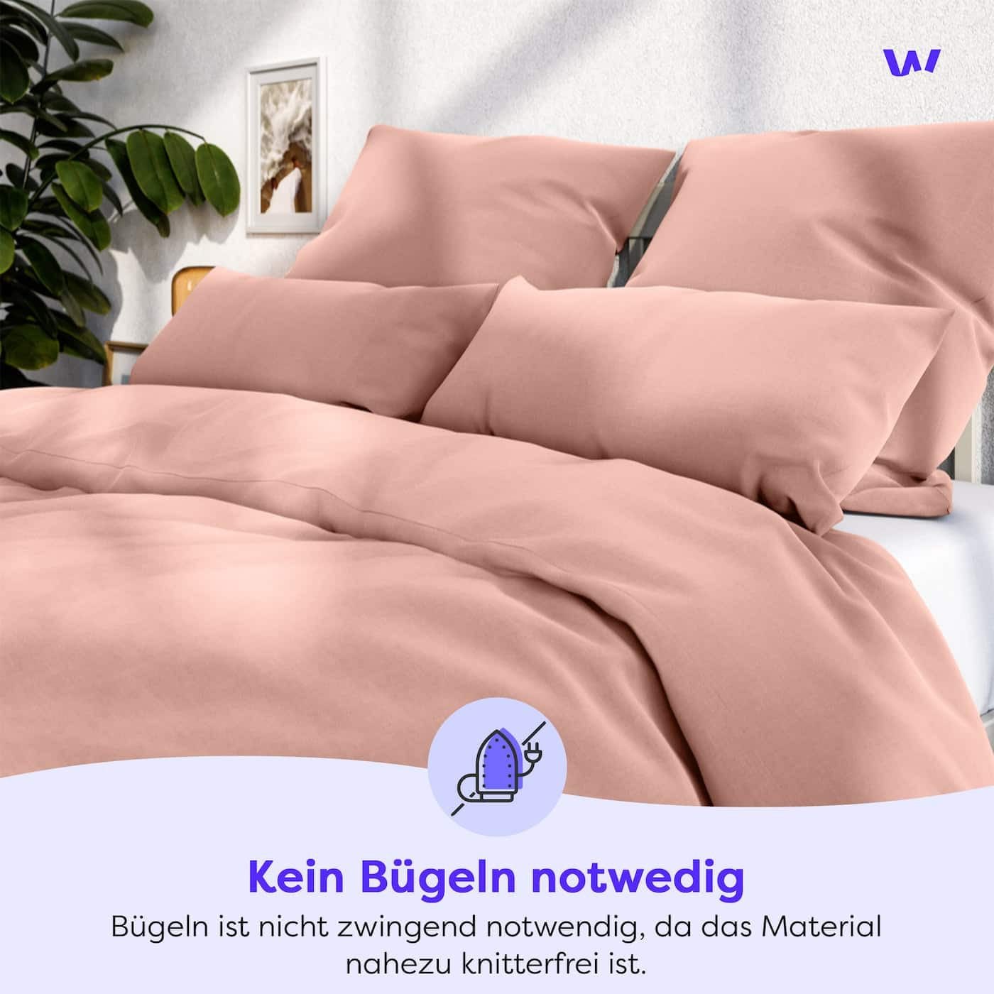 Wolkenfeld Bettwäsche "Allergiker Bettwäsche, unfassbar weich" 2 Stk. tlg. günstig online kaufen