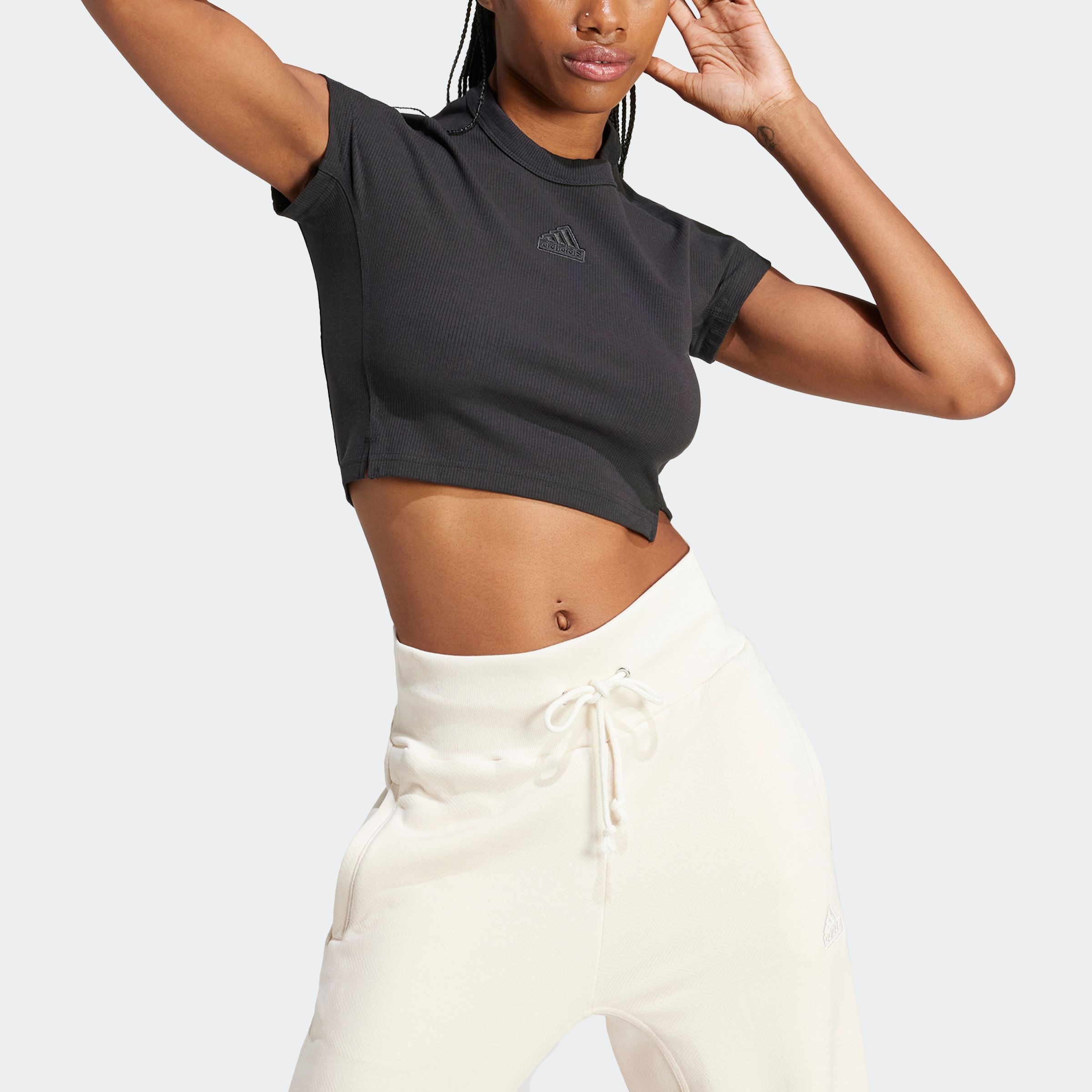 adidas Sportswear »W LNG RIB TEE«