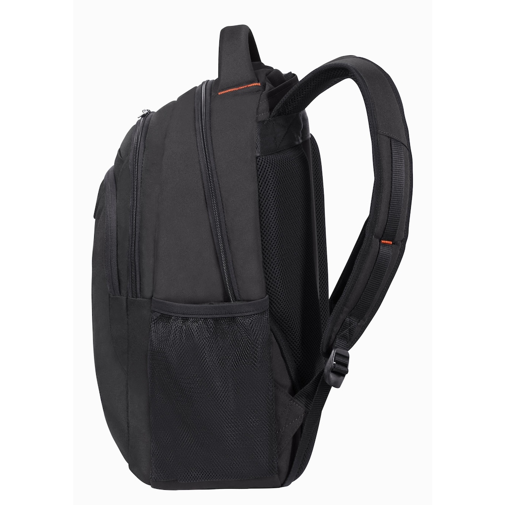 American Tourister® Laptoprucksack »At Work, black/orange«