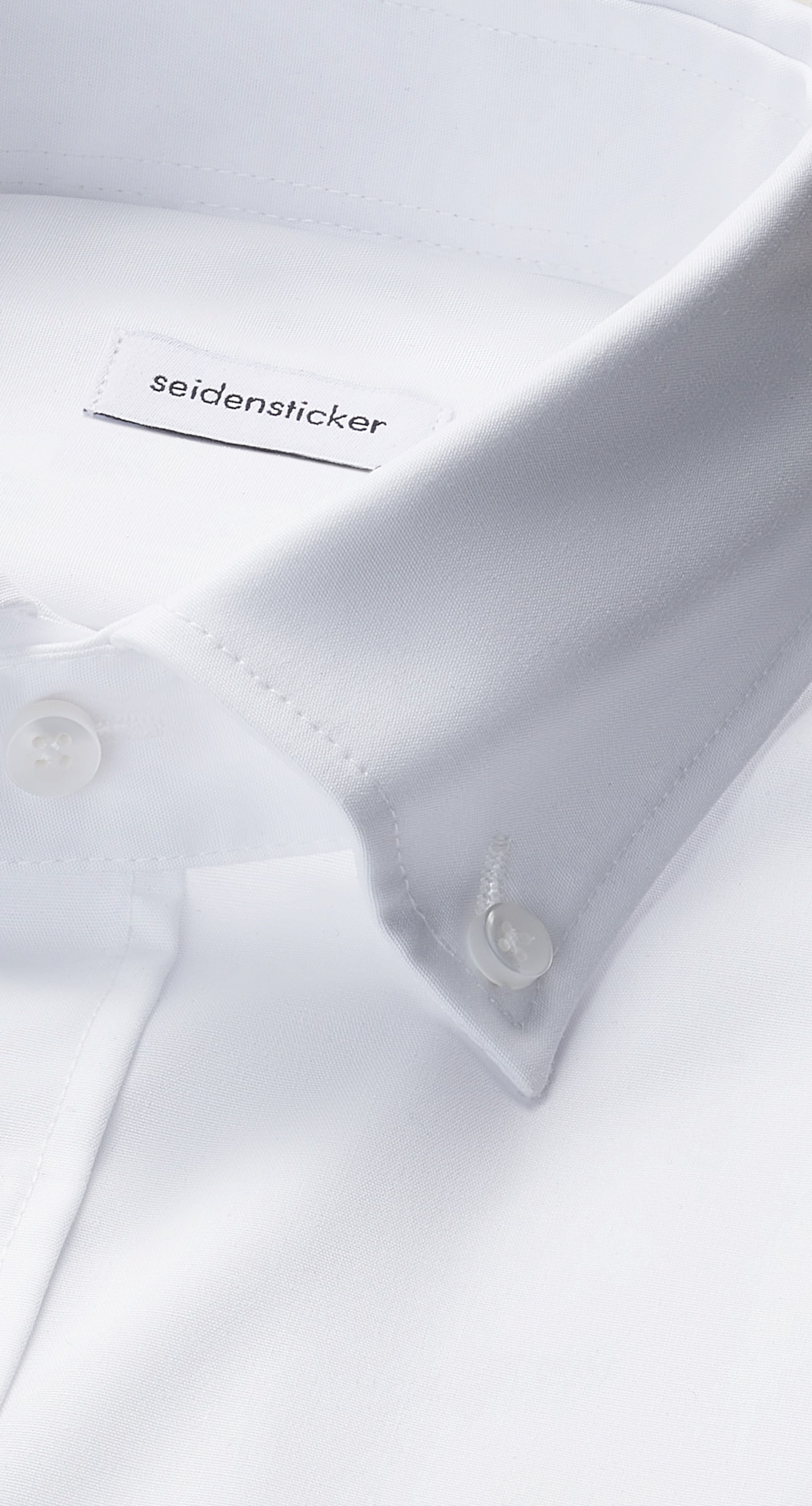 seidensticker Businesshemd »Schwarze Rose«, Slim 1/1 Button-Down-Kragen Uni