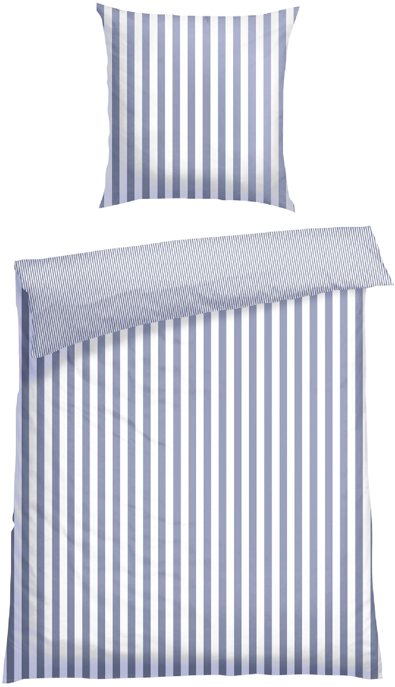 Schiesser Wendebettwäsche "Marie aus weicher Baumwolle und Streifen Allover günstig online kaufen