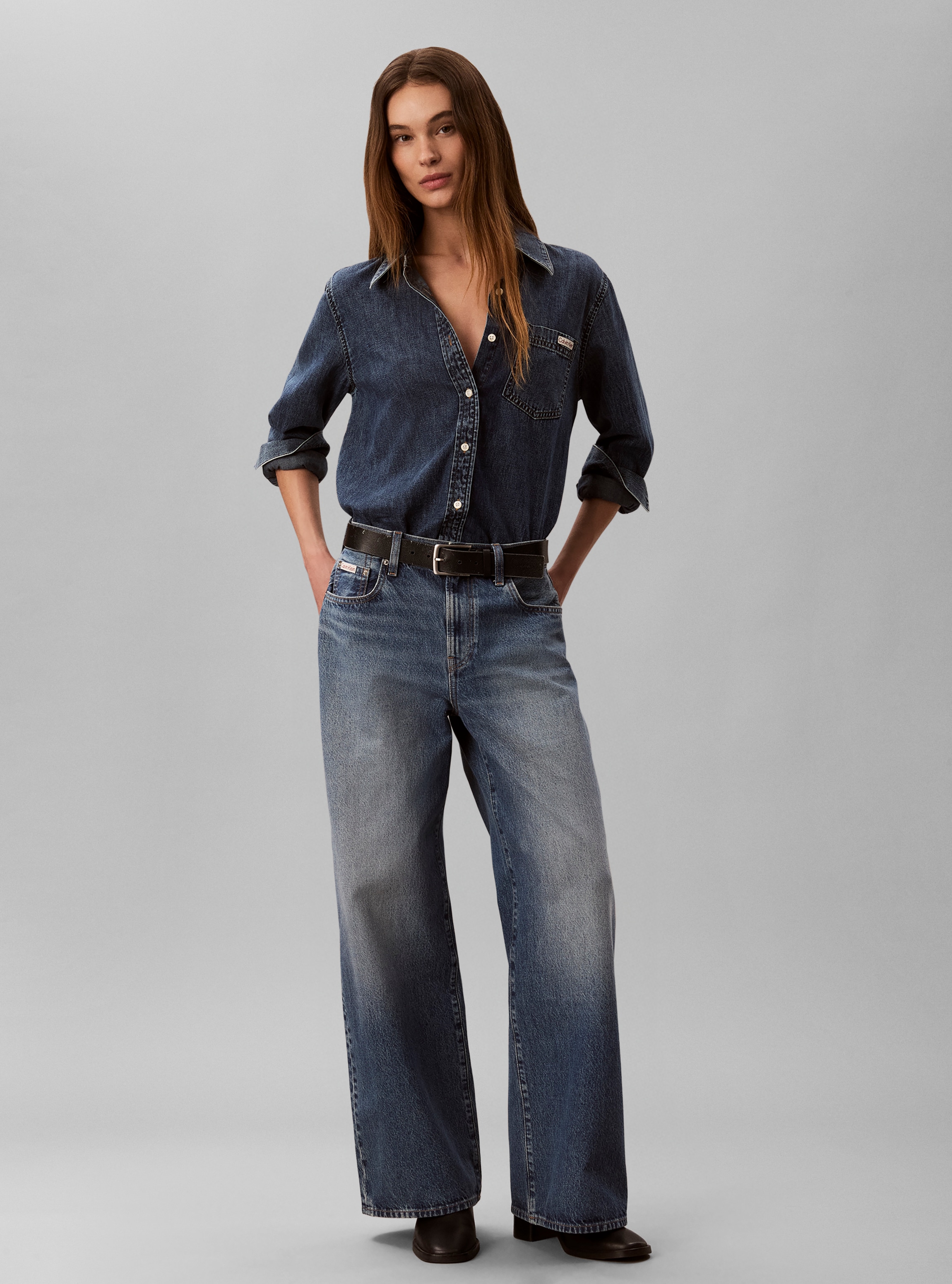 Calvin Klein Jeans Weite Jeans »THE WIDE LEG« Regular fit mit ausgestelltem Bein