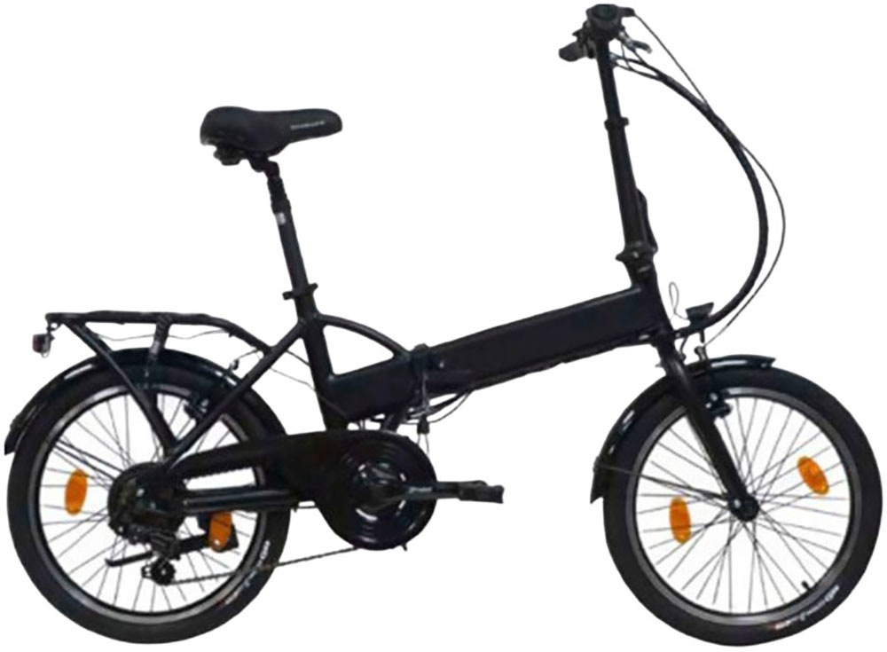LLobe "Falt E-Bike 20" Plexa" 6 Gang Shimano Tourney Schaltwerk Kettenschaltung Heckmotor 250 W