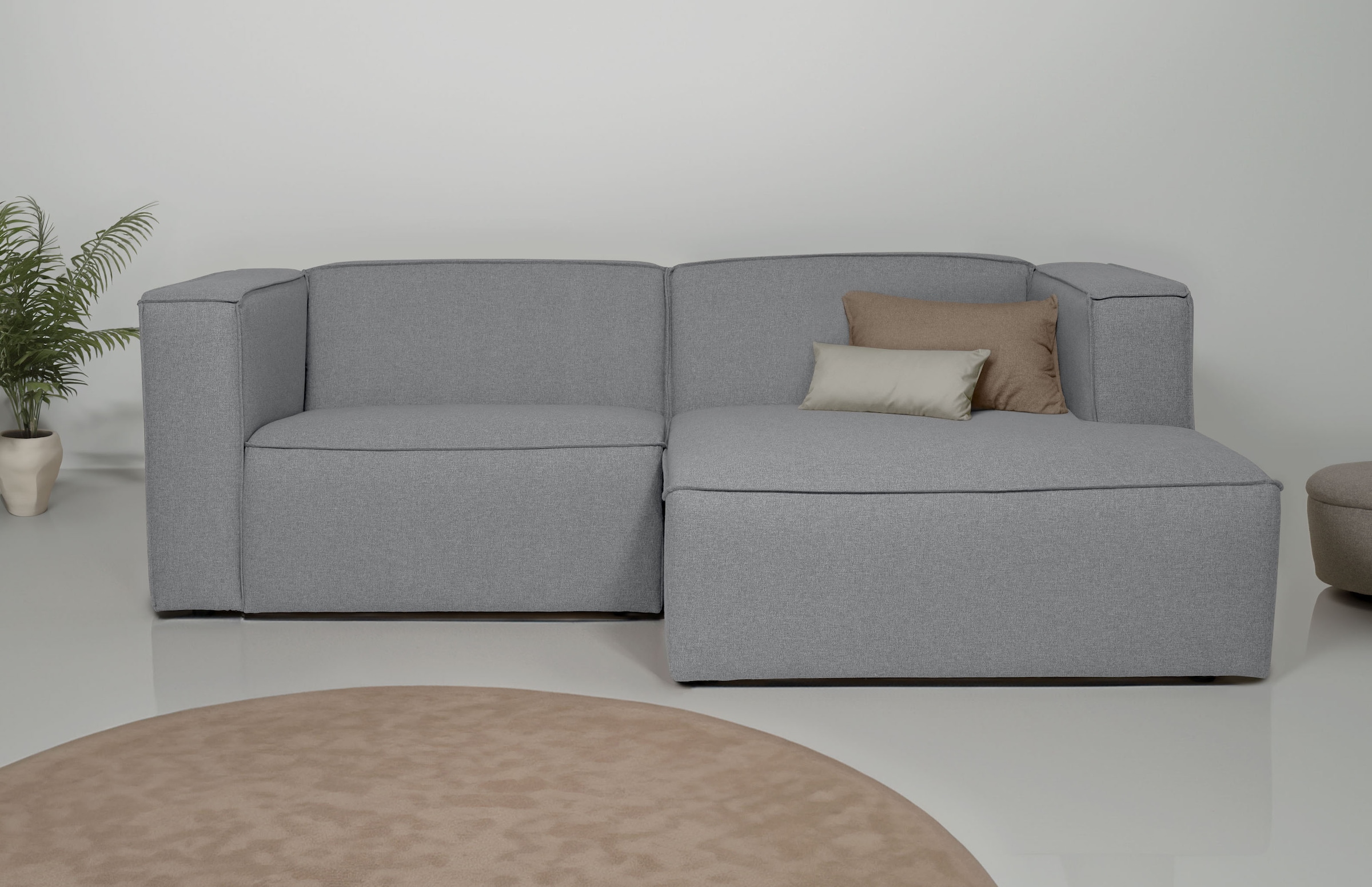 OTTO home Ecksofa "Dalby, L-Form," extra tiefe Sitzfläche, mit Kedernaht, a günstig online kaufen