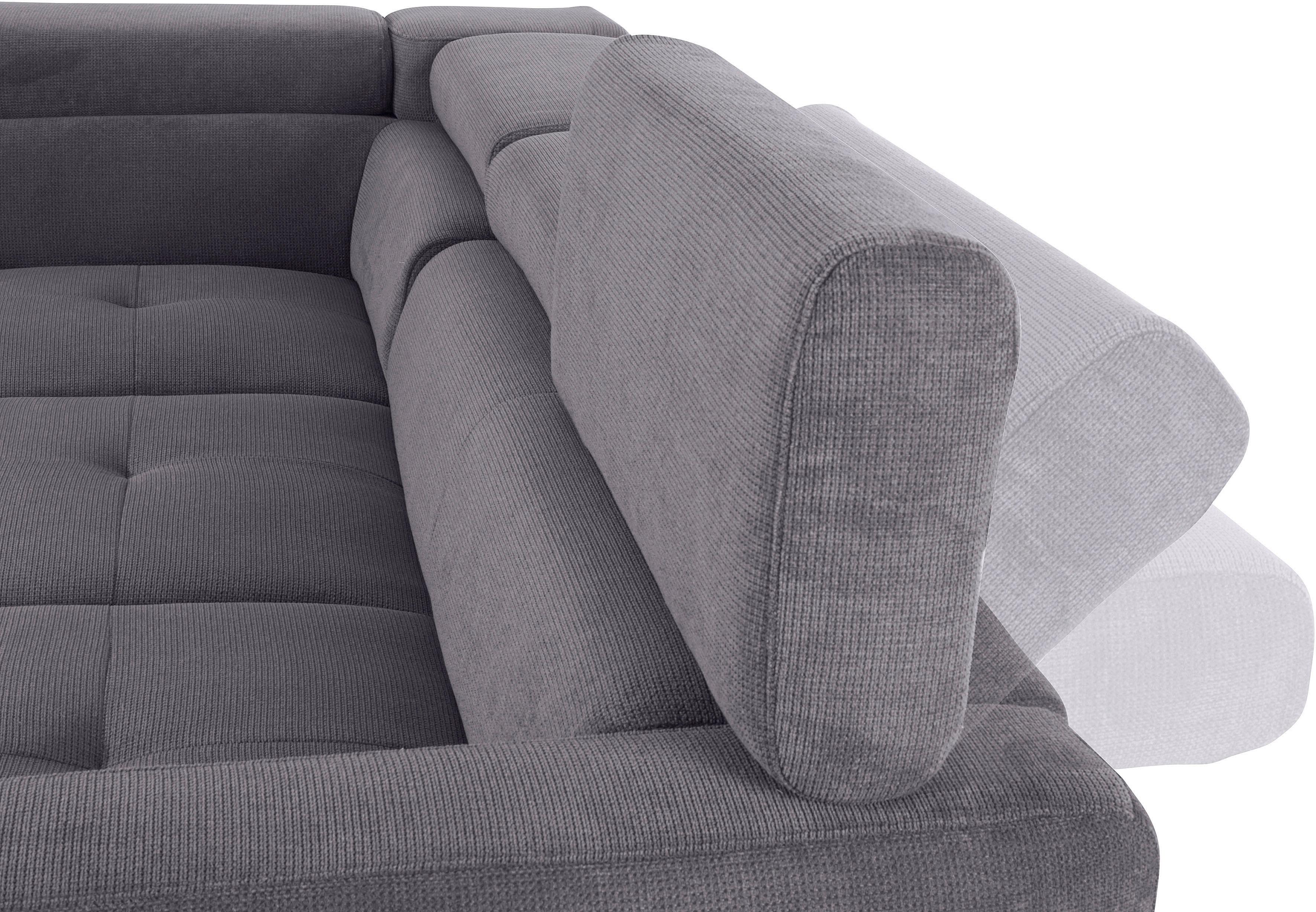 Thumbnail - COTTA Ecksofa "Sammy L-Form", mit Kopfteilverstellung, wahlweise mit Bettfunktion & Bettkasten