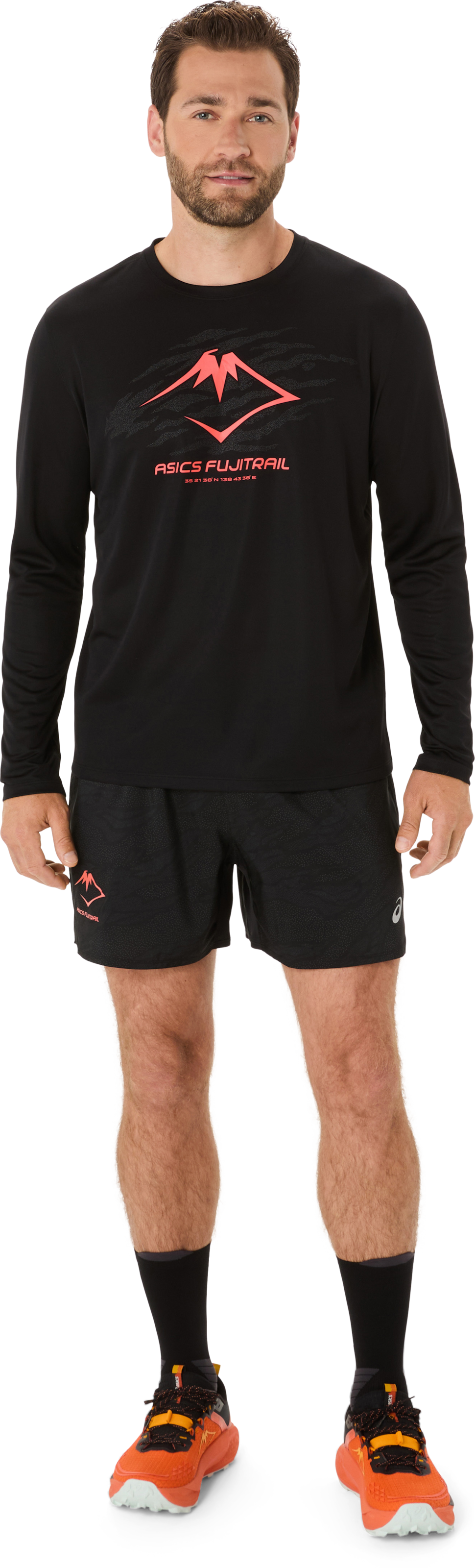 Asics Laufshorts »FUJITRAIL ALL OVER PRINT 5IN SHORT«