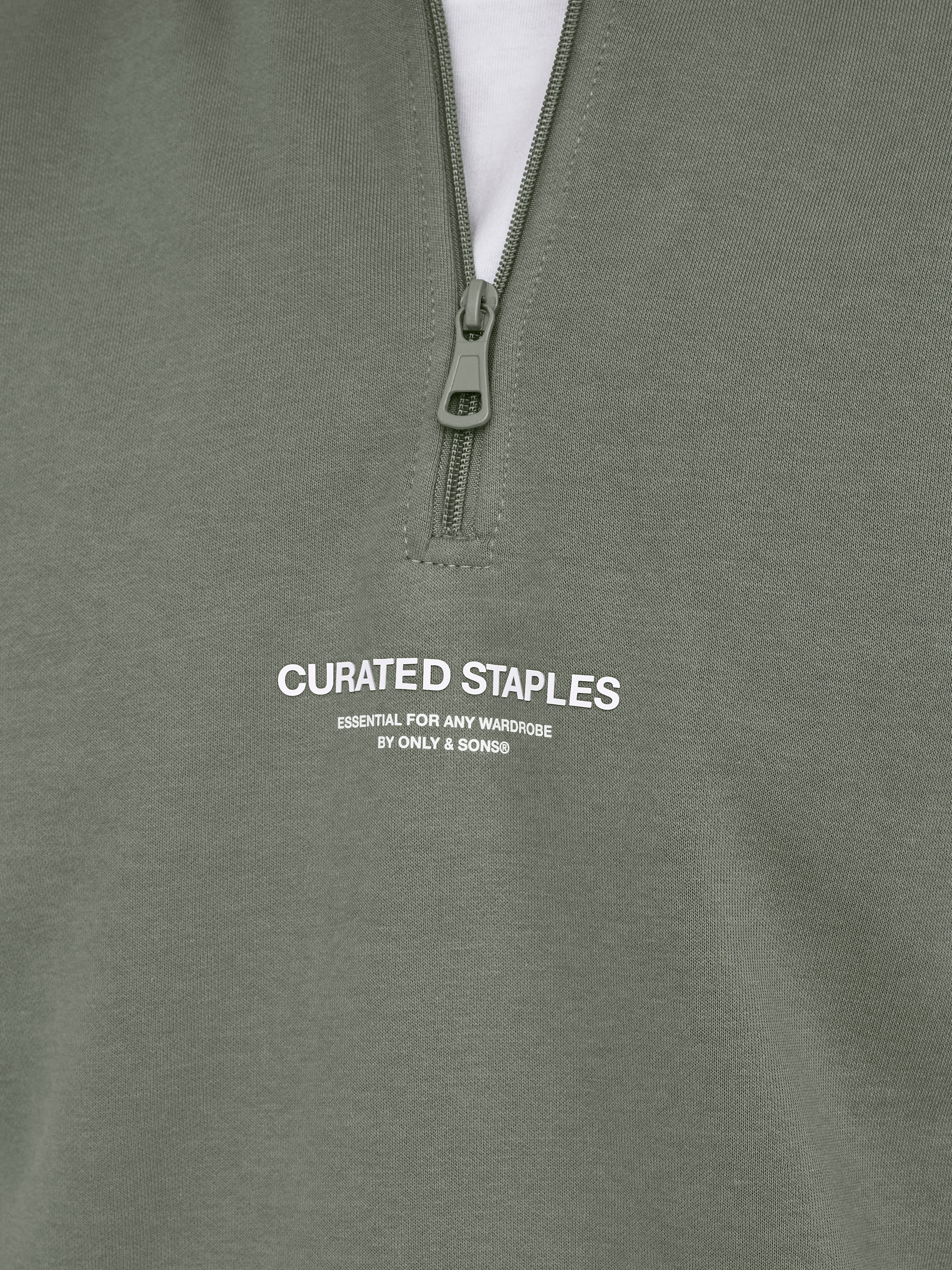 ONLY & SONS Sweatshirt »ONSCURATED REG HALF ZIP SWEAT«