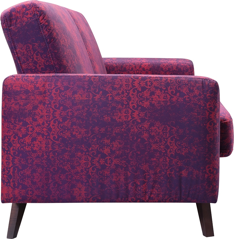 exxpo - sofa fashion Sessel »Side, bequemer Loungesessel mit extravagantem Bezug«