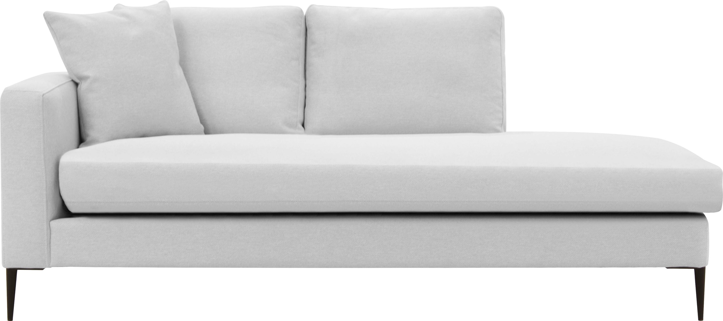 Home affaire Recamiere "Cozy Chaiselongue, Maße B/T/H: 195/97/80 cm" mit lo günstig online kaufen