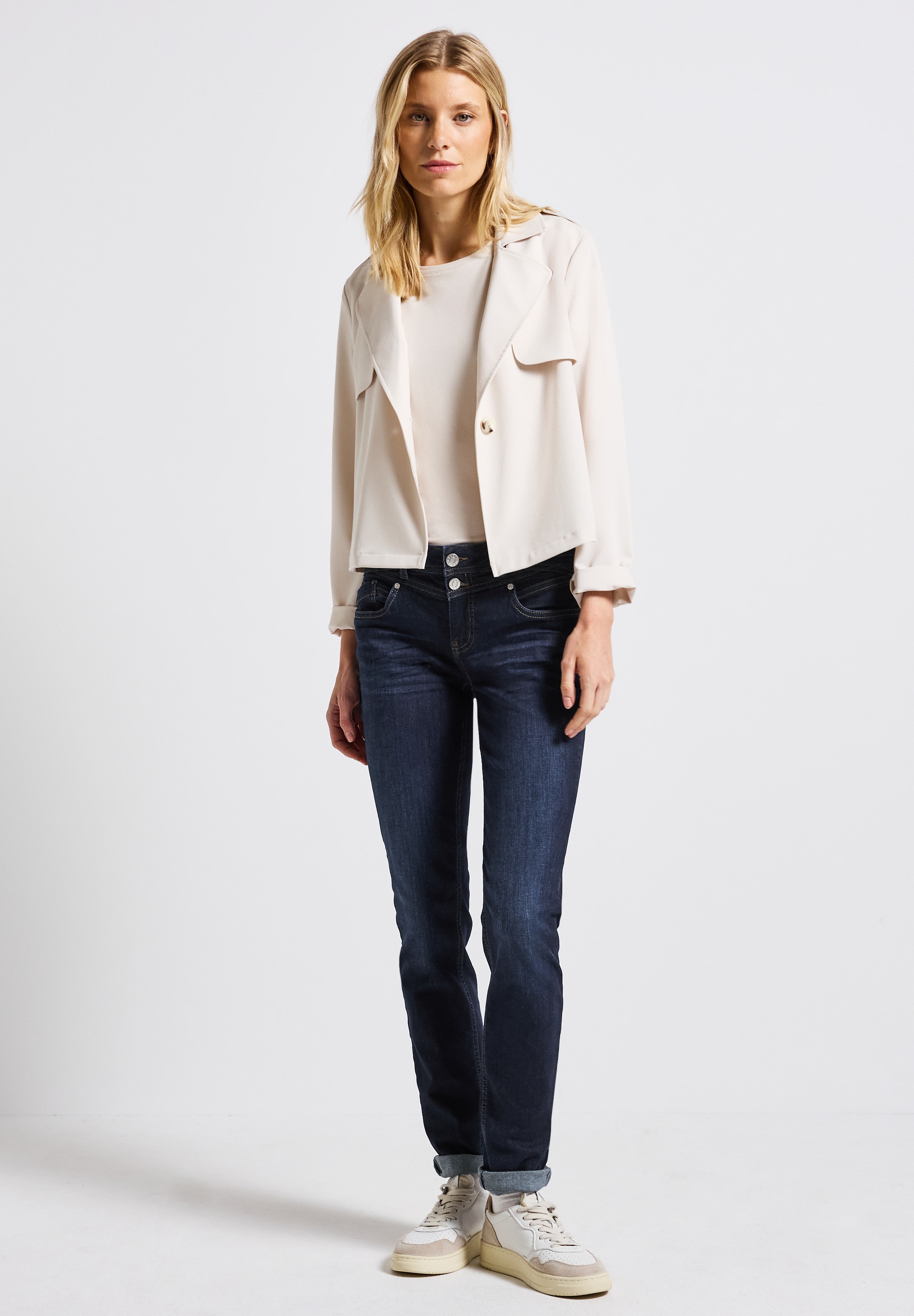 STREET ONE Comfort-fit-Jeans, Middle Waist