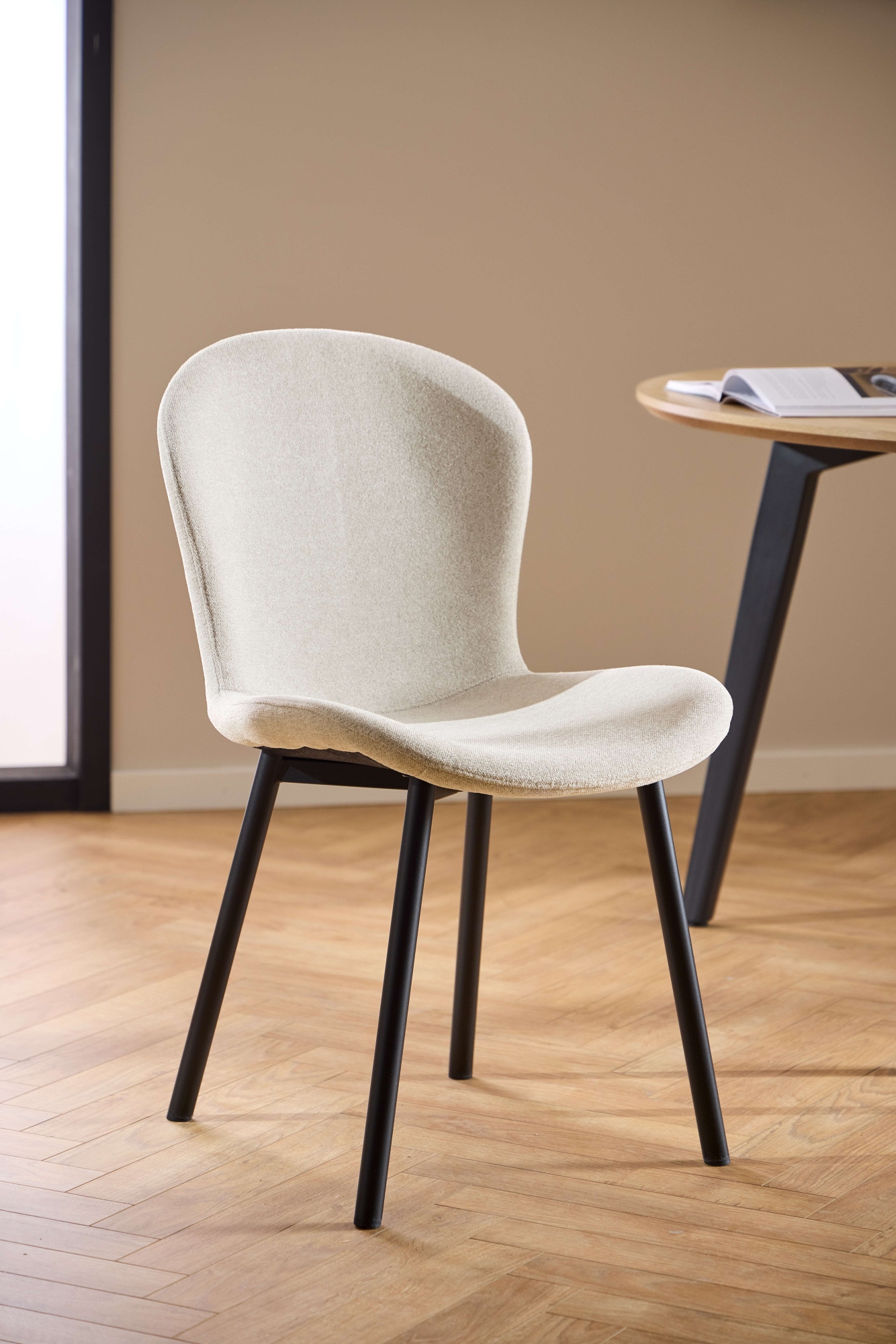 ACTONA GROUP Esszimmer-Set »Essgruppe, Speisetisch mit Wohnzimmerstühlen«, (Set, 5 St., 1x Tisch + 4x Stühle), 1x Tisch + 4x Stühle