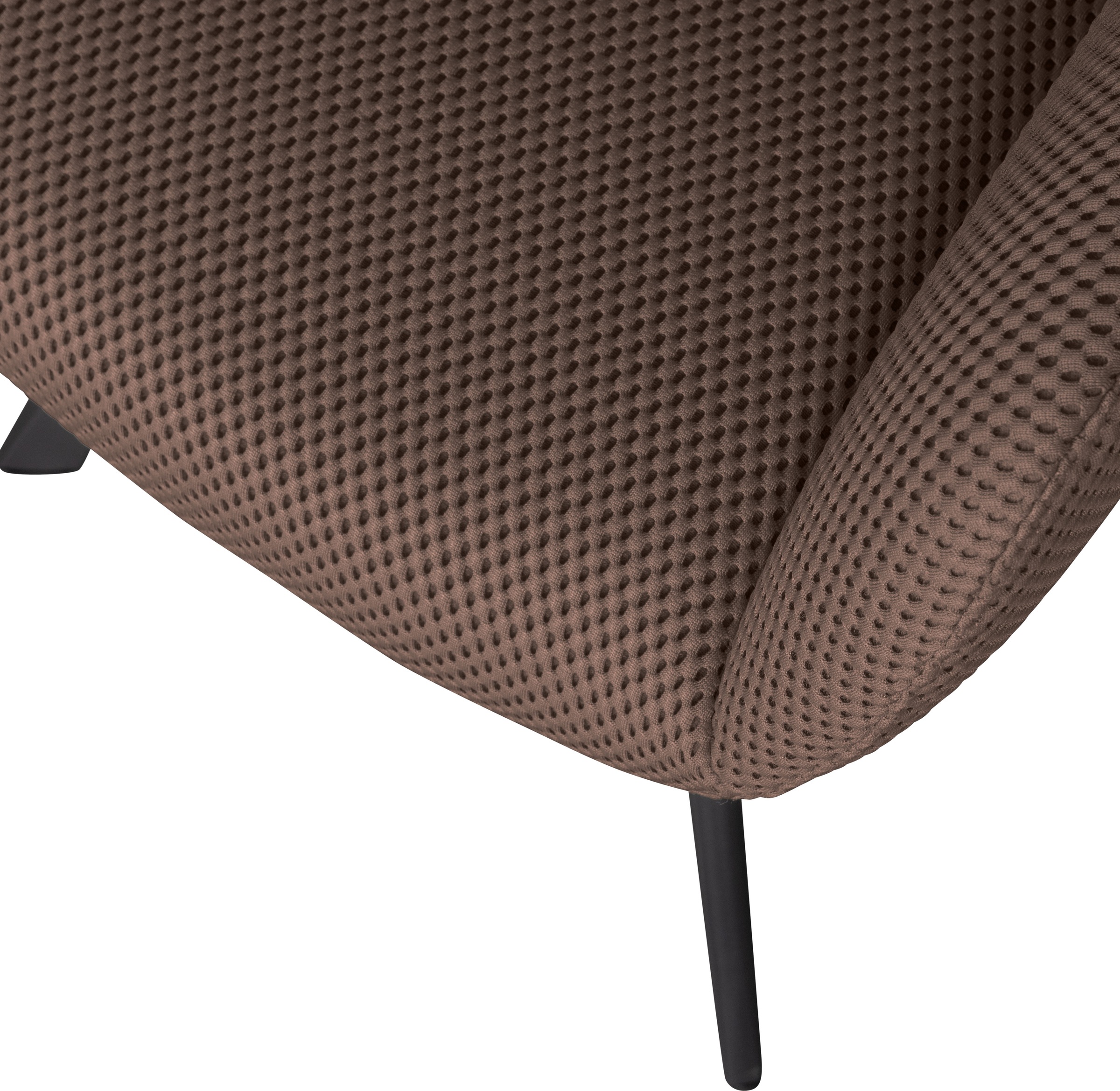 WOOOD Esszimmerstuhl »Juno«, Gestell aus Metall, gepolstert mit weichem Mesh-Stoff, H 79 cm