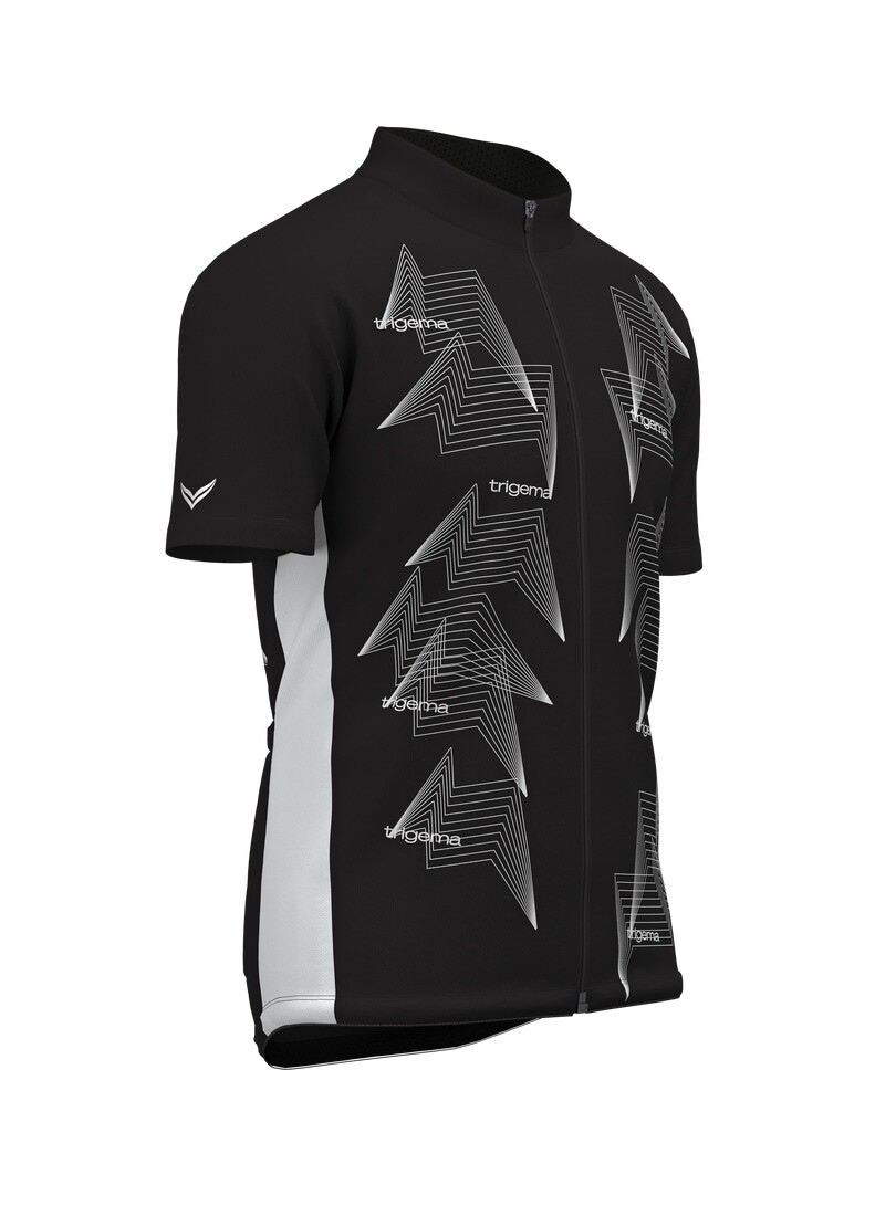 Trigema Radtrikot »TRIGEMA Fahrradjacke mit abstraktem Design«