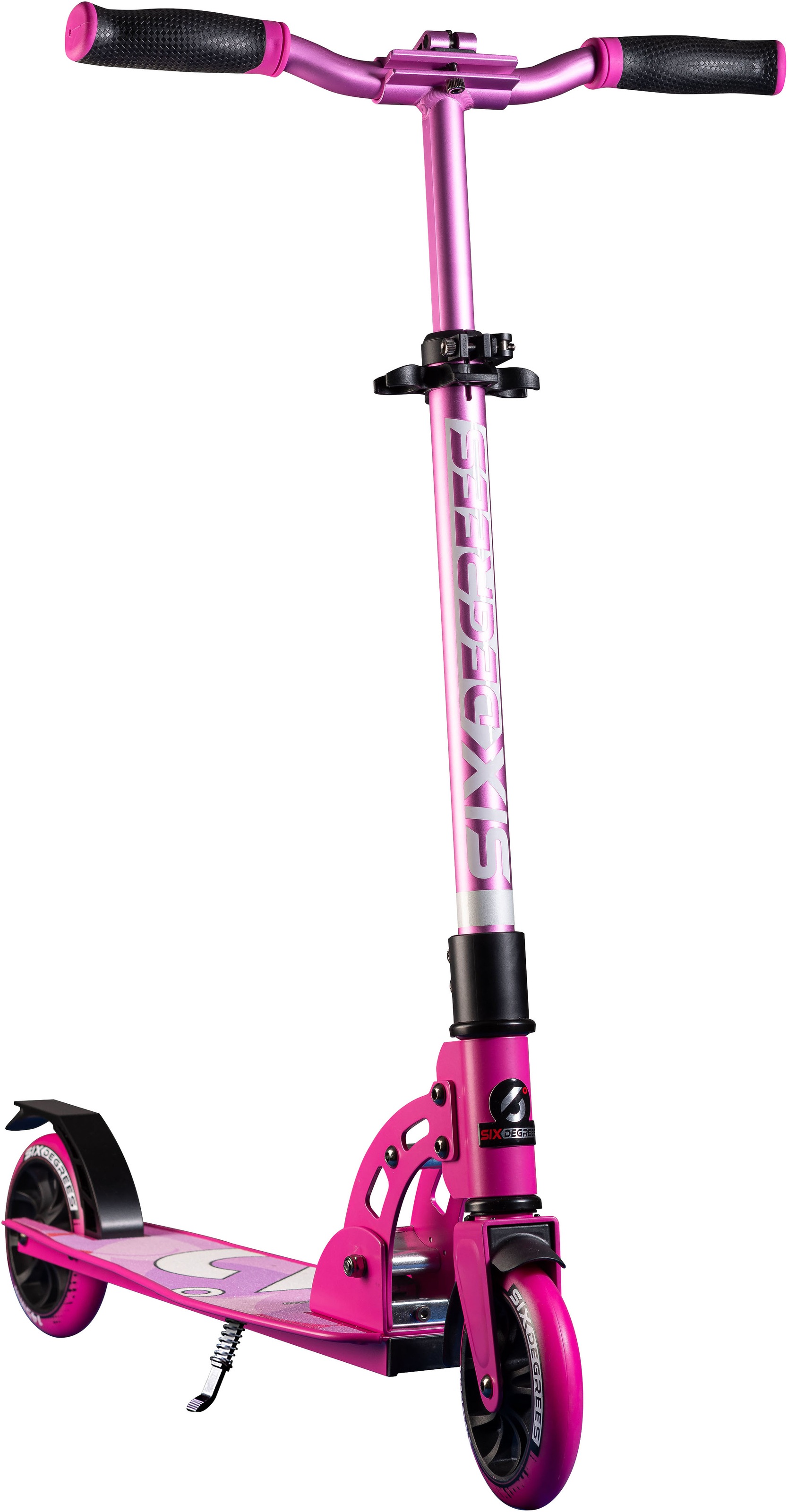 "Scooter SIX DEGREES ""Aluminium Scooter Junior 145 mm"", pink, Roller, KinderB:45cm L:79cm, B:45cm L:79cm"