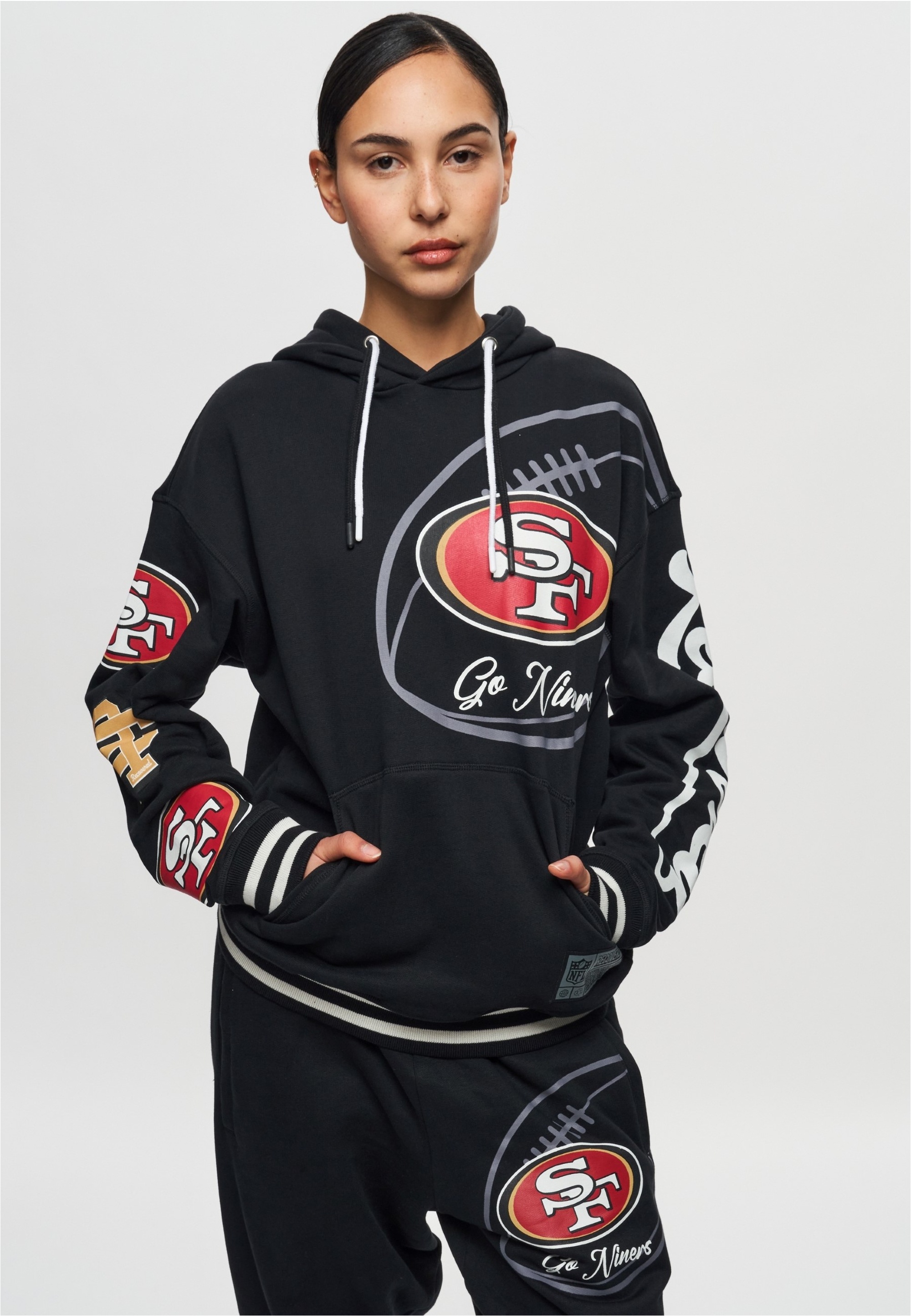 Recovered Kapuzensweatshirt »NFL 49ERS Go Niner«, mit klassischem Print