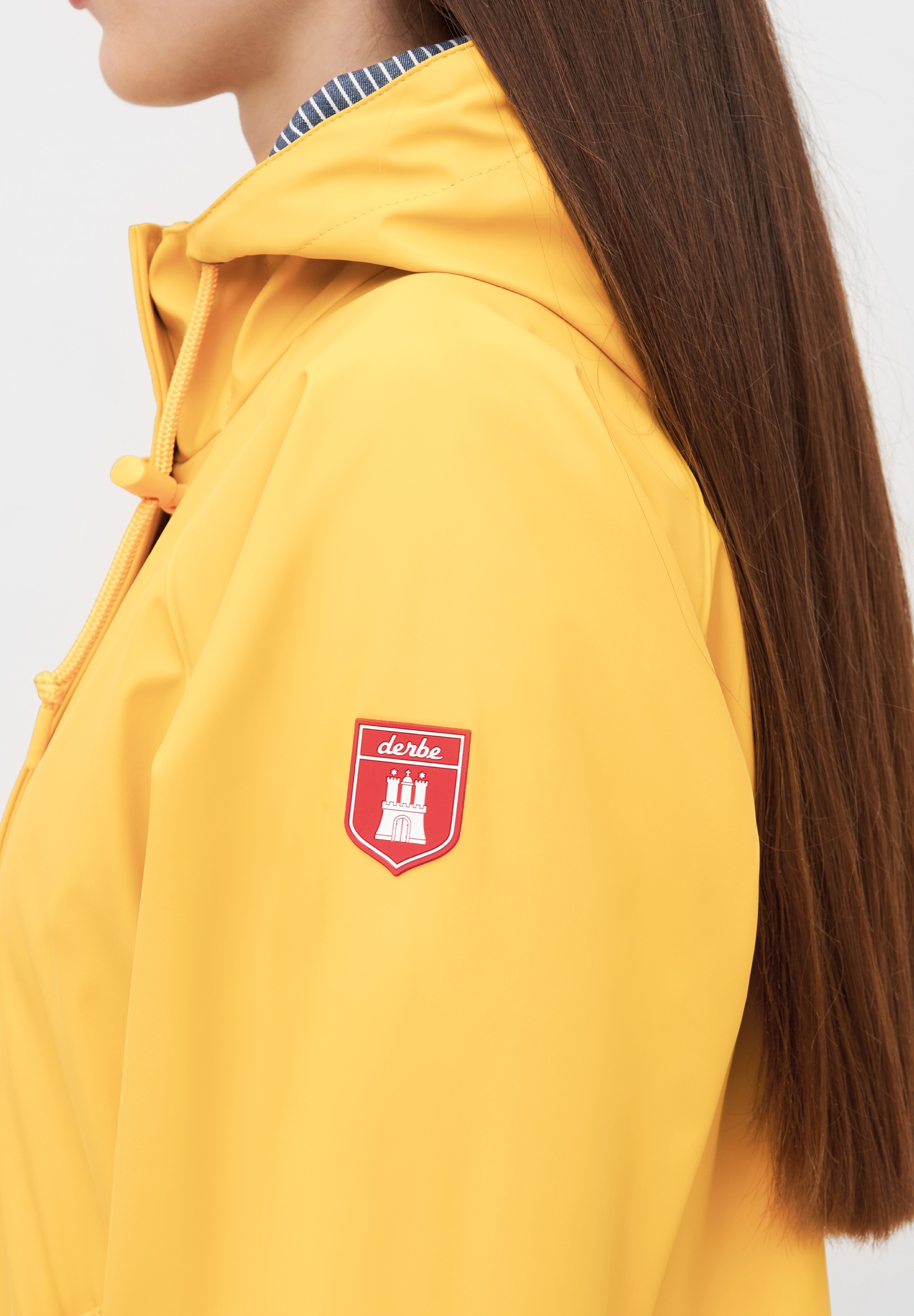 Derbe Regenmantel »Traveby_fisher«, wasserabweisend, winddicht, Kapuze
