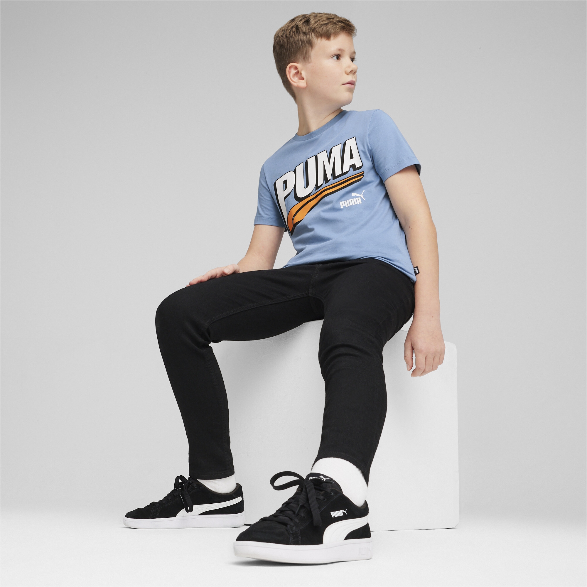 PUMA T-Shirt »ESS+ MID 90s Graphic T-Shirt Jungen Jungen«