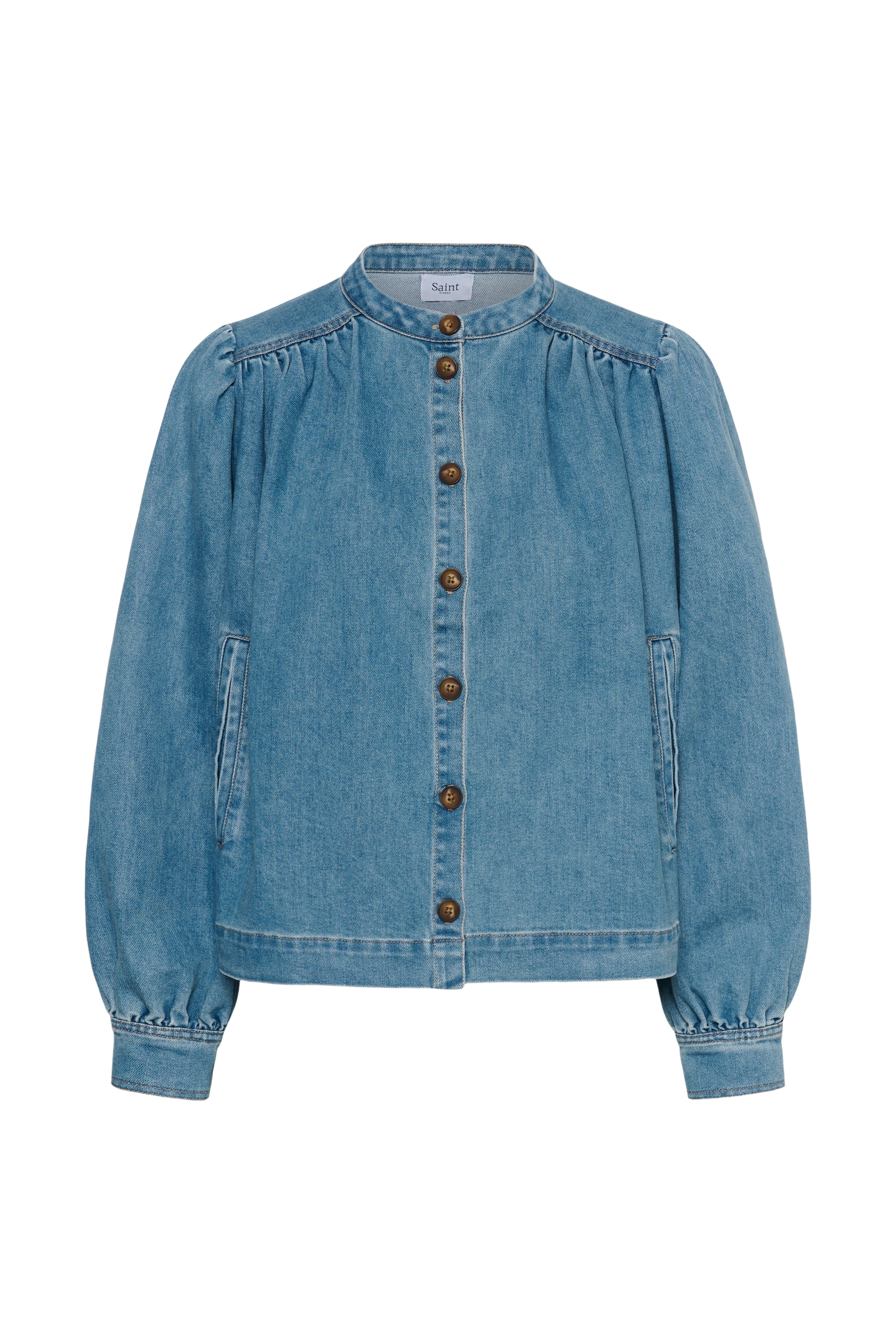 Saint Tropez Langarmhemd "Damen Langarm - Hemd TeraSZ"