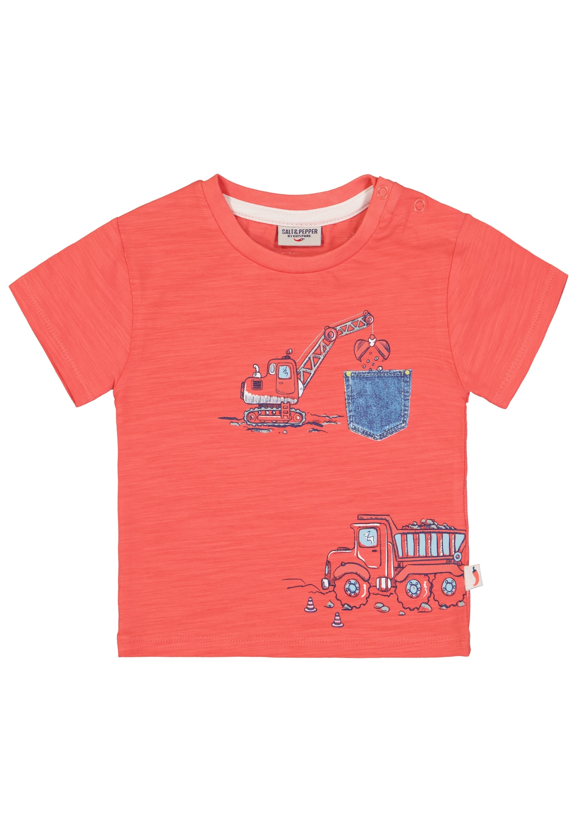 SALT AND PEPPER T-Shirt »Drive«, (2 tlg.), mit Baustellen-Motiv