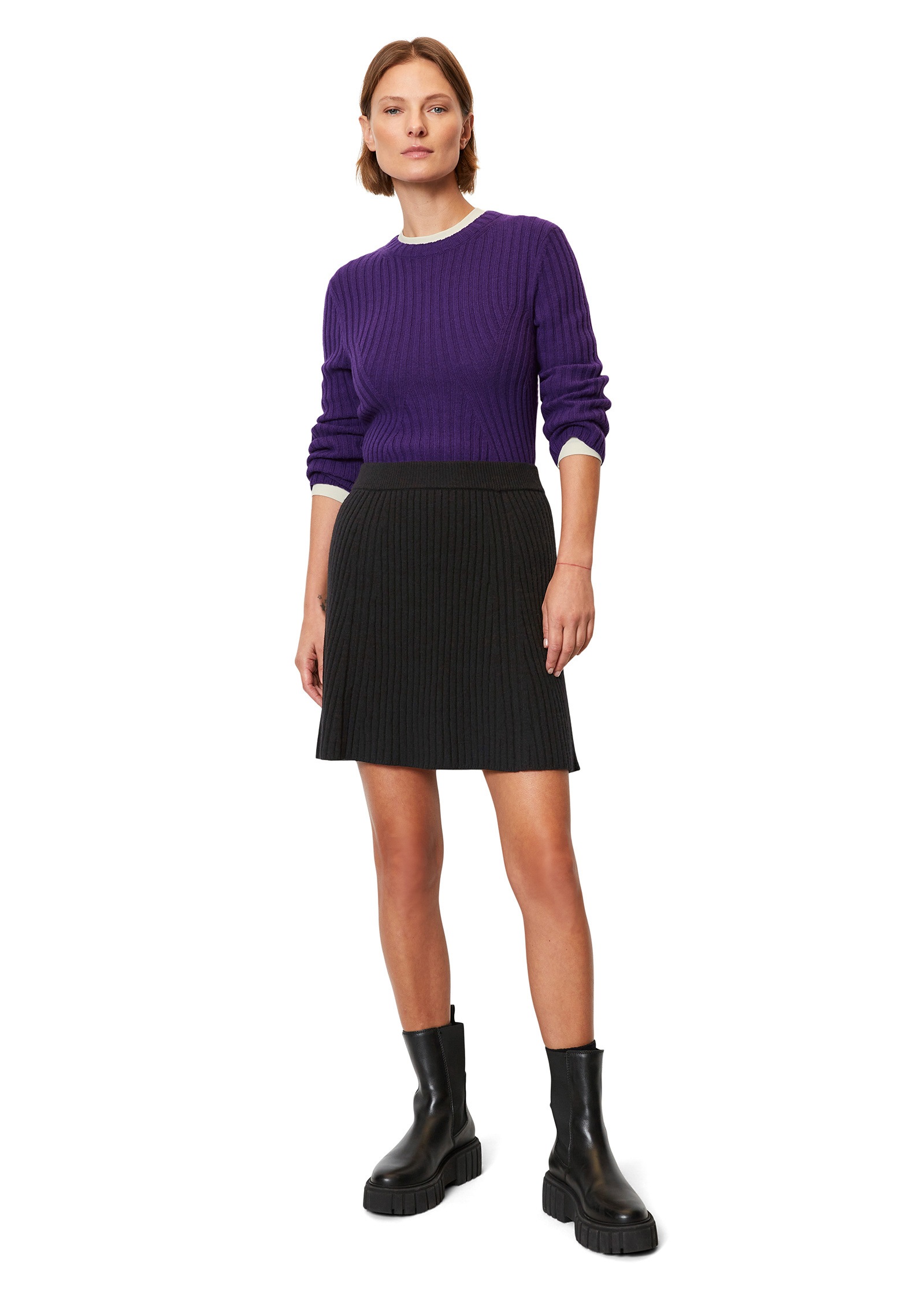 Marc O'Polo Strickrock »aus Soft Wool«