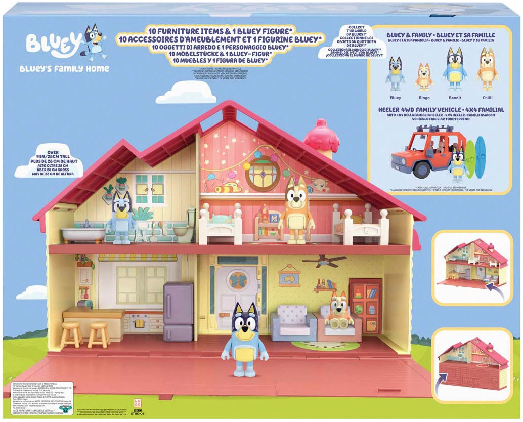 Moose Puppenhaus »Bluey- Spielhaus«, inklusive Bluey-Figur