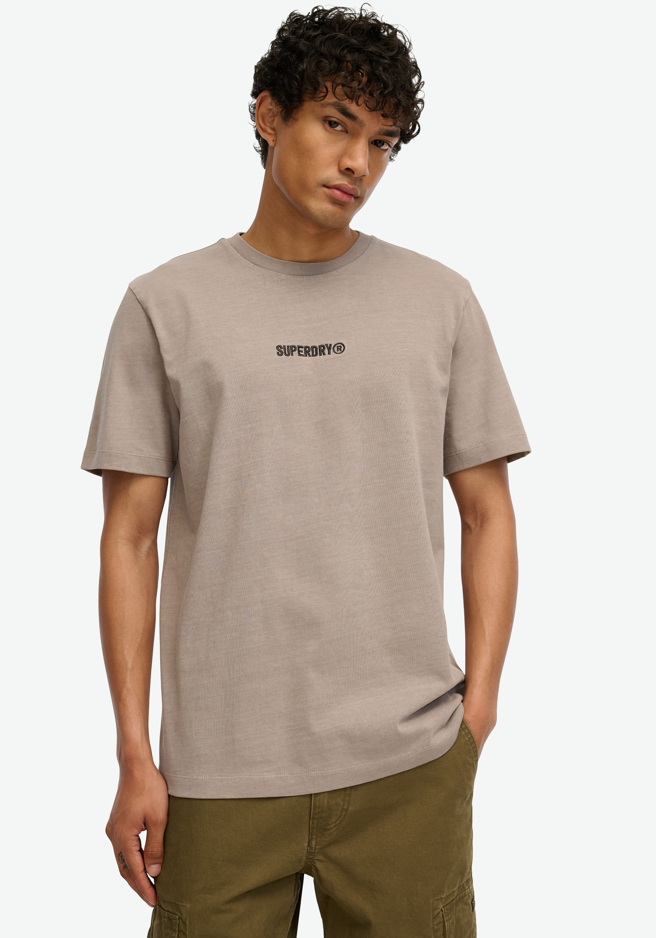 Superdry Rundhalsshirt "MICRO LOGO GRAPHIC LOOSE TEE"