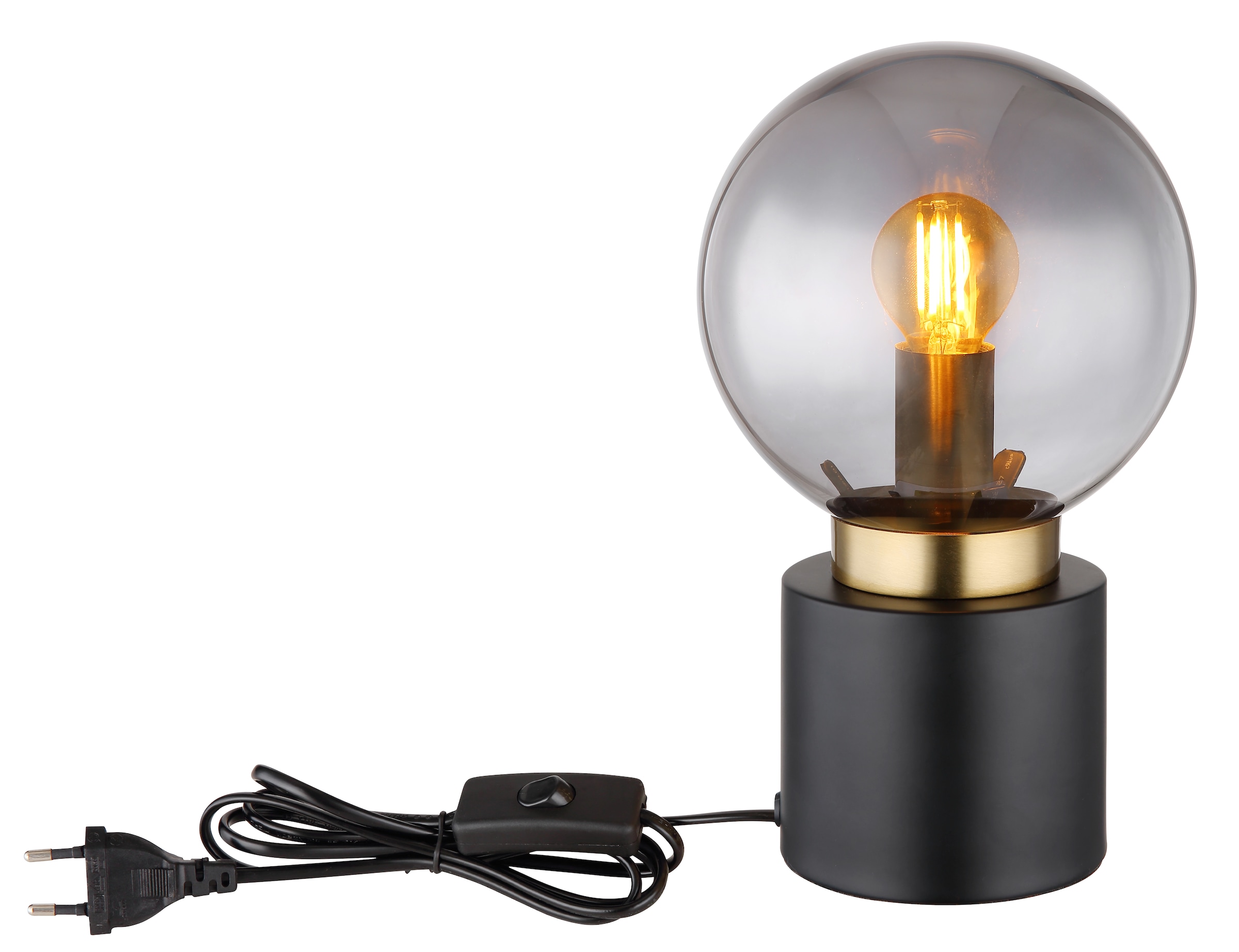 GLOBO LIGHTING Tischleuchte »MARKA« E14 1 Stk. Tischlampe Nachttischlampe Deko-Tischleuchte Schlafzimmer