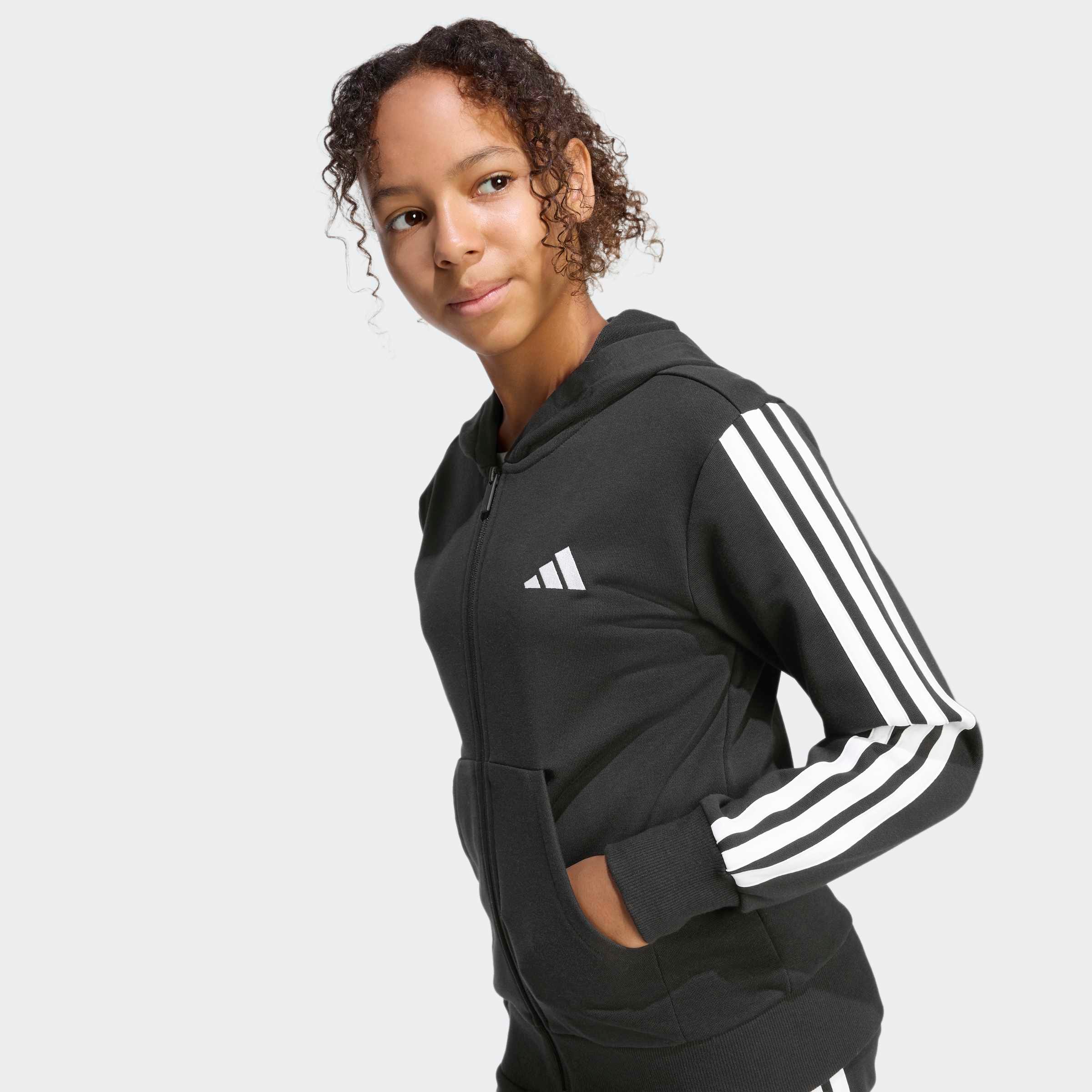 adidas Sportswear Kapuzensweatshirt »ESSENTIALS FULL ZIP HOODIE«
